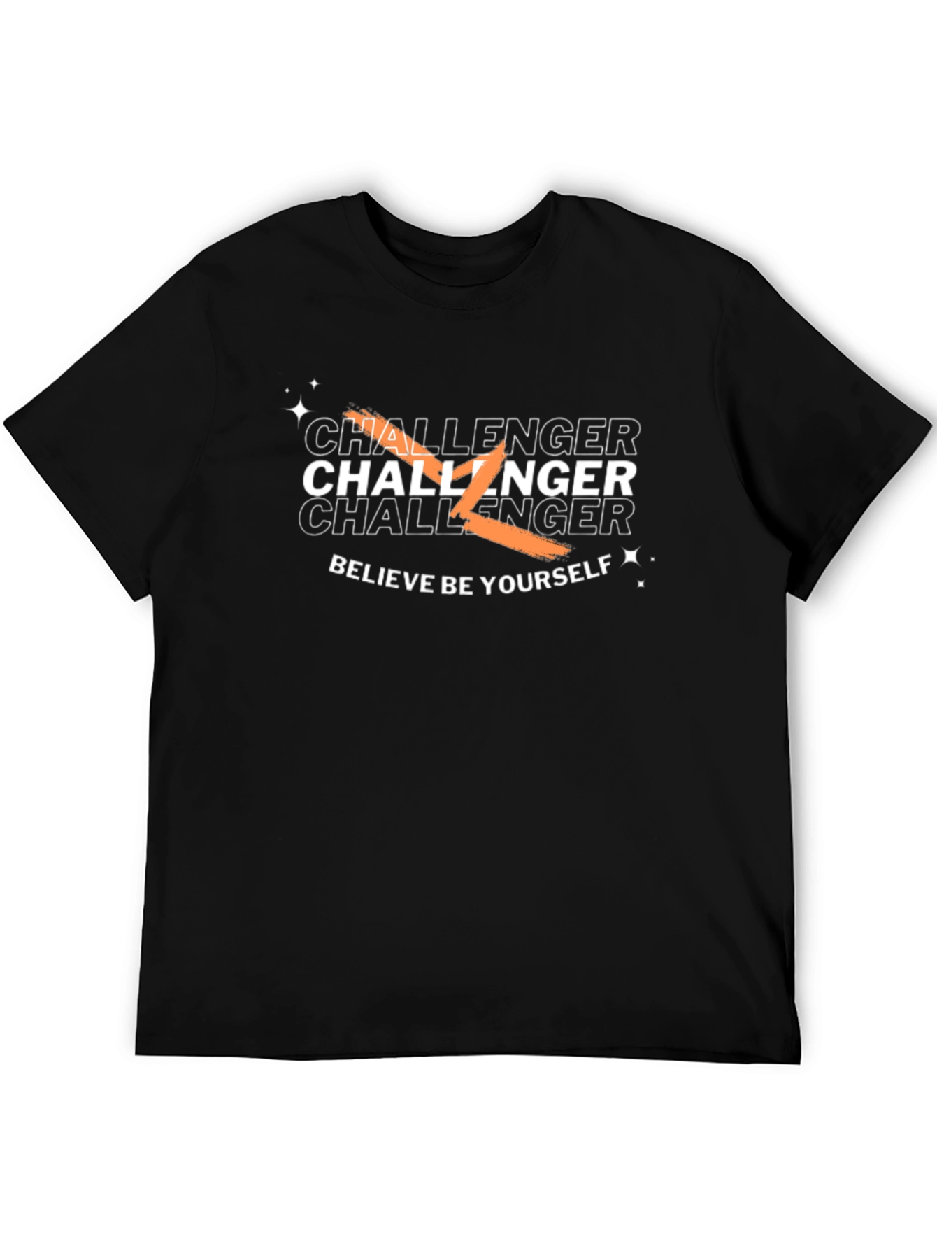 Challenger Graphic Print Black T-Shirt