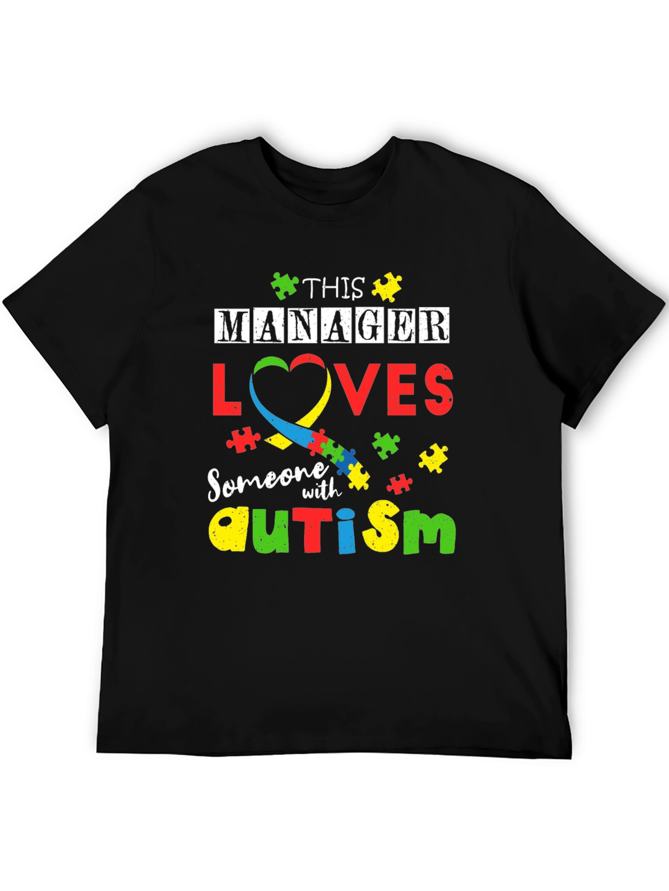 Autism Awareness Manager T-Shirt