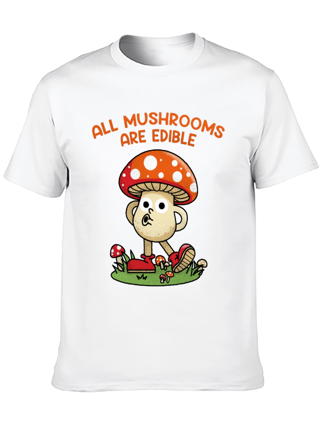Humorous Mushroom Edible T-Shirt