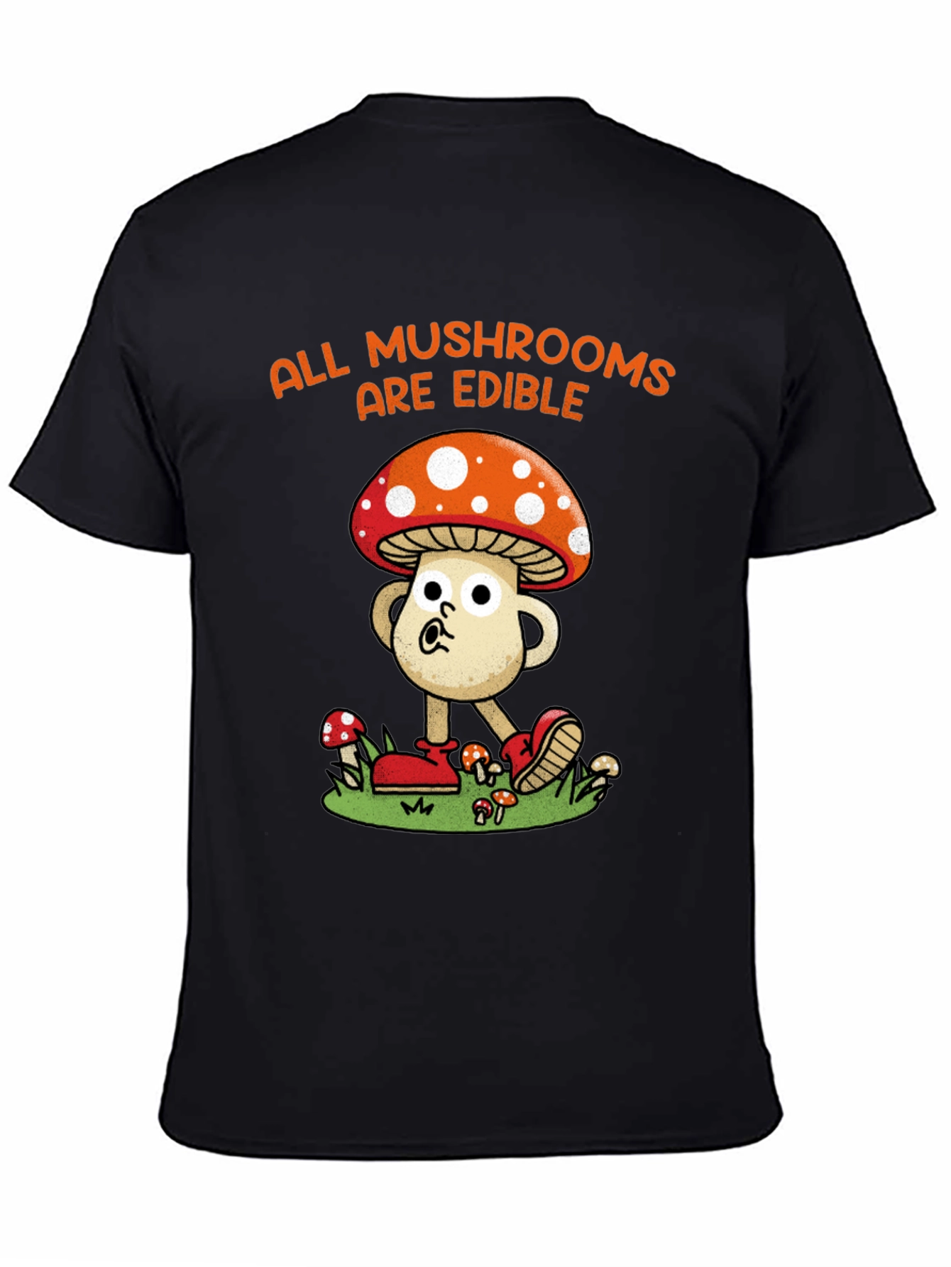 Humorous Mushroom Edible T-Shirt