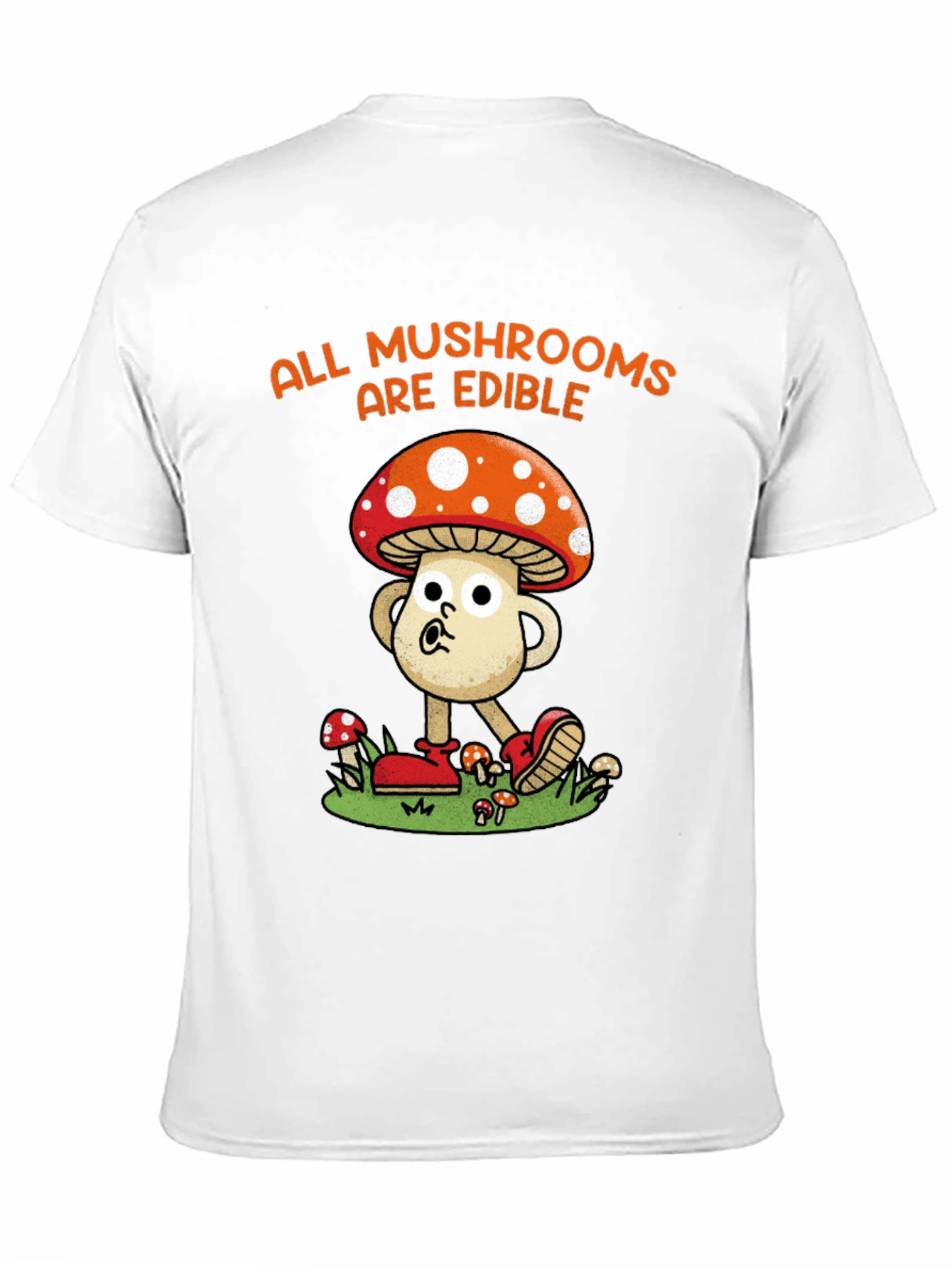 Humorous Mushroom Edible T-Shirt