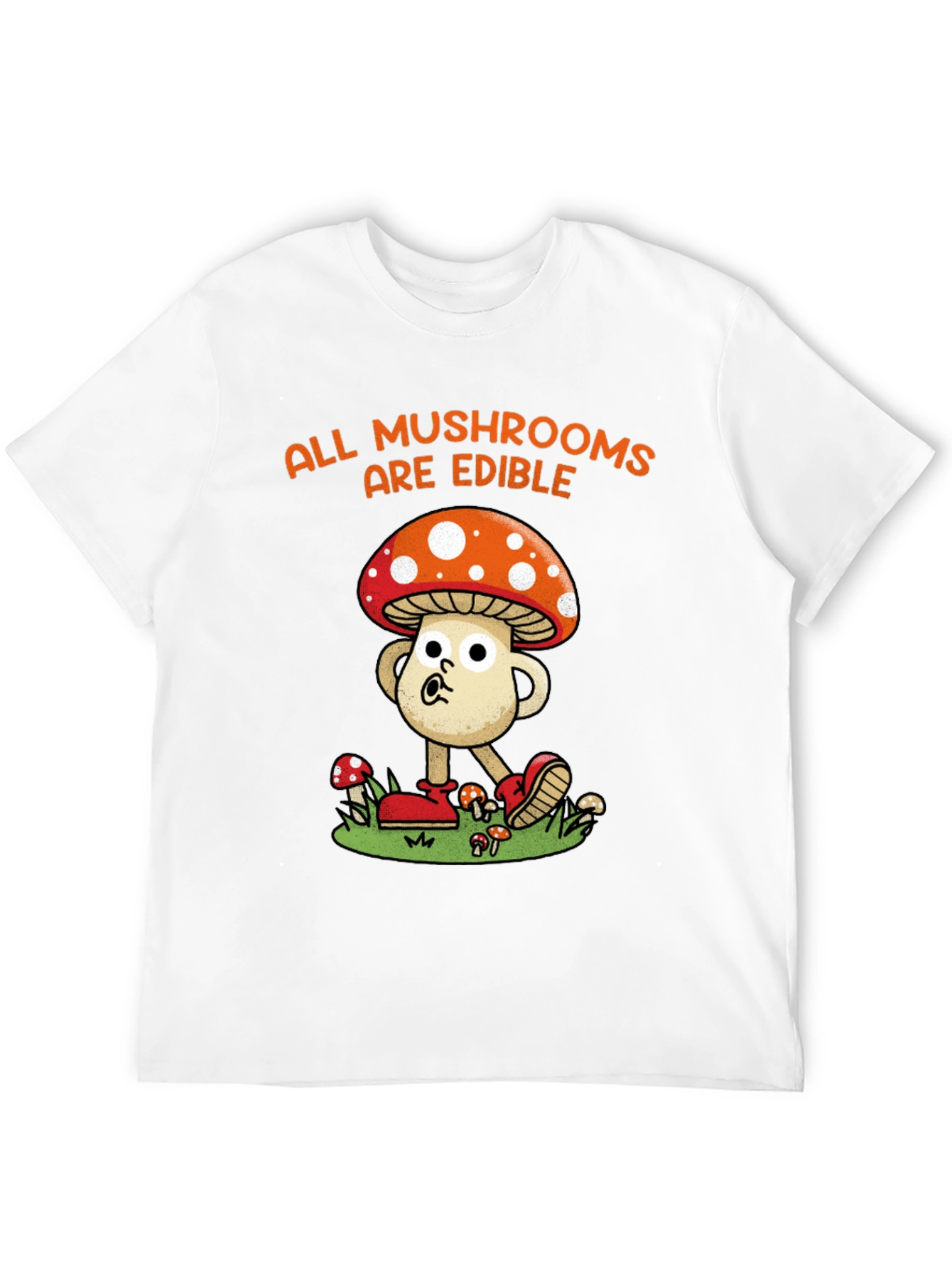 Humorous Mushroom Edible T-Shirt