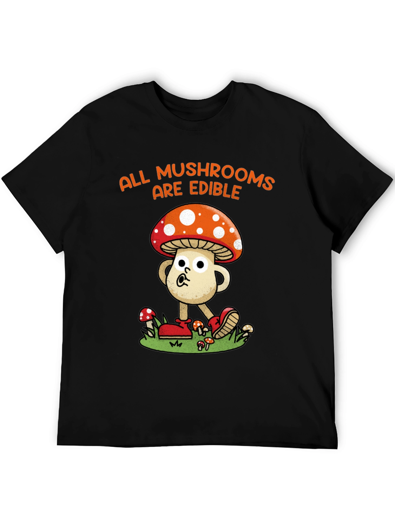 Humorous Mushroom Edible T-Shirt