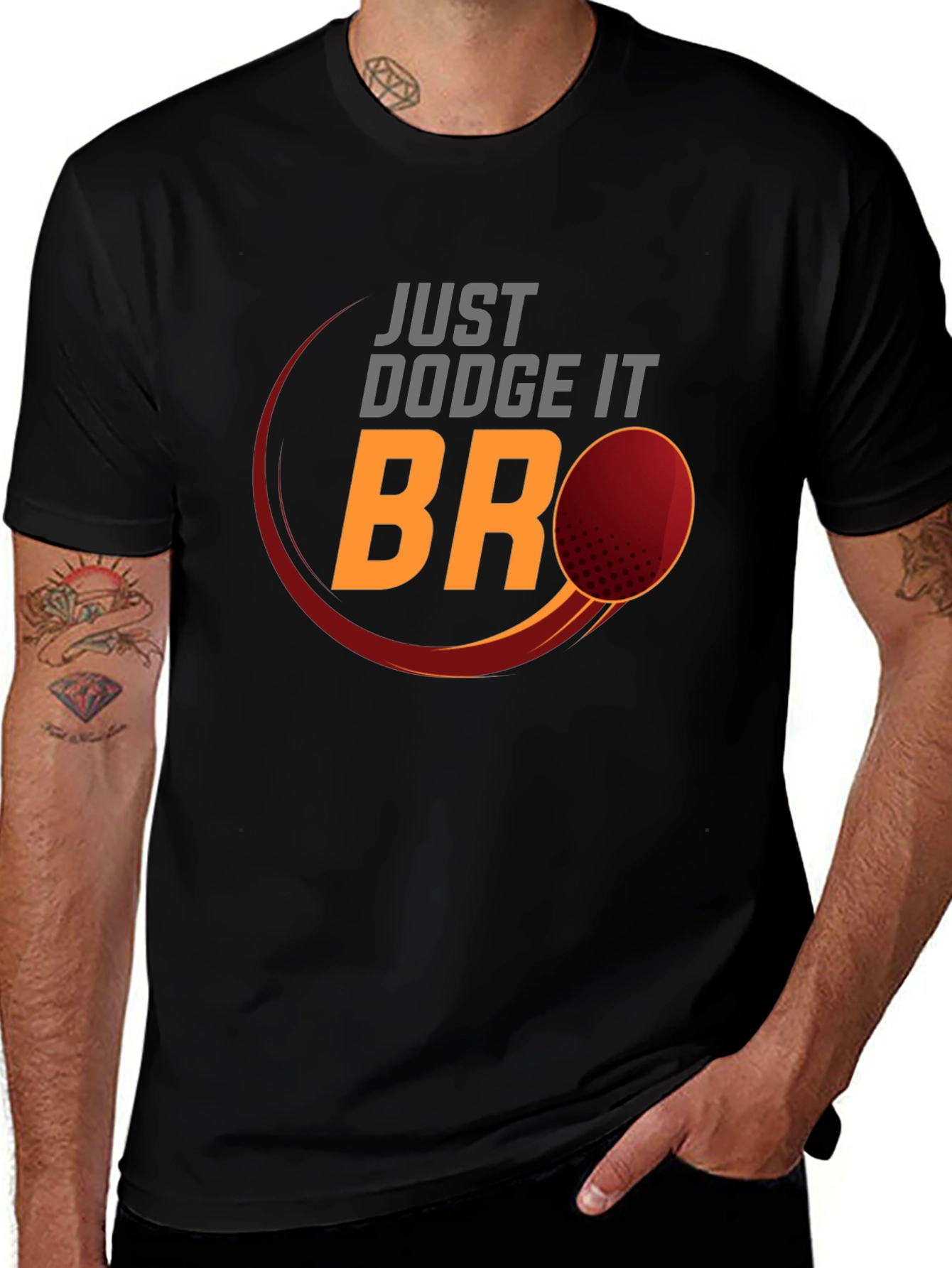 Just Dodge It Bro T-Shirt | Funny Dodgeball Tee