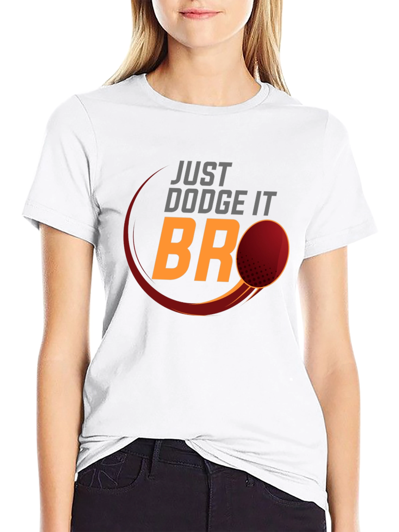 Just Dodge It Bro T-Shirt | Funny Dodgeball Tee
