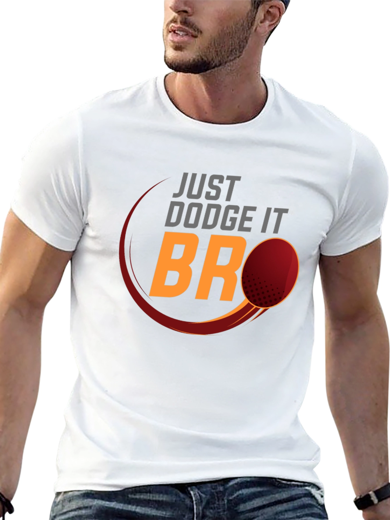 Just Dodge It Bro T-Shirt | Funny Dodgeball Tee