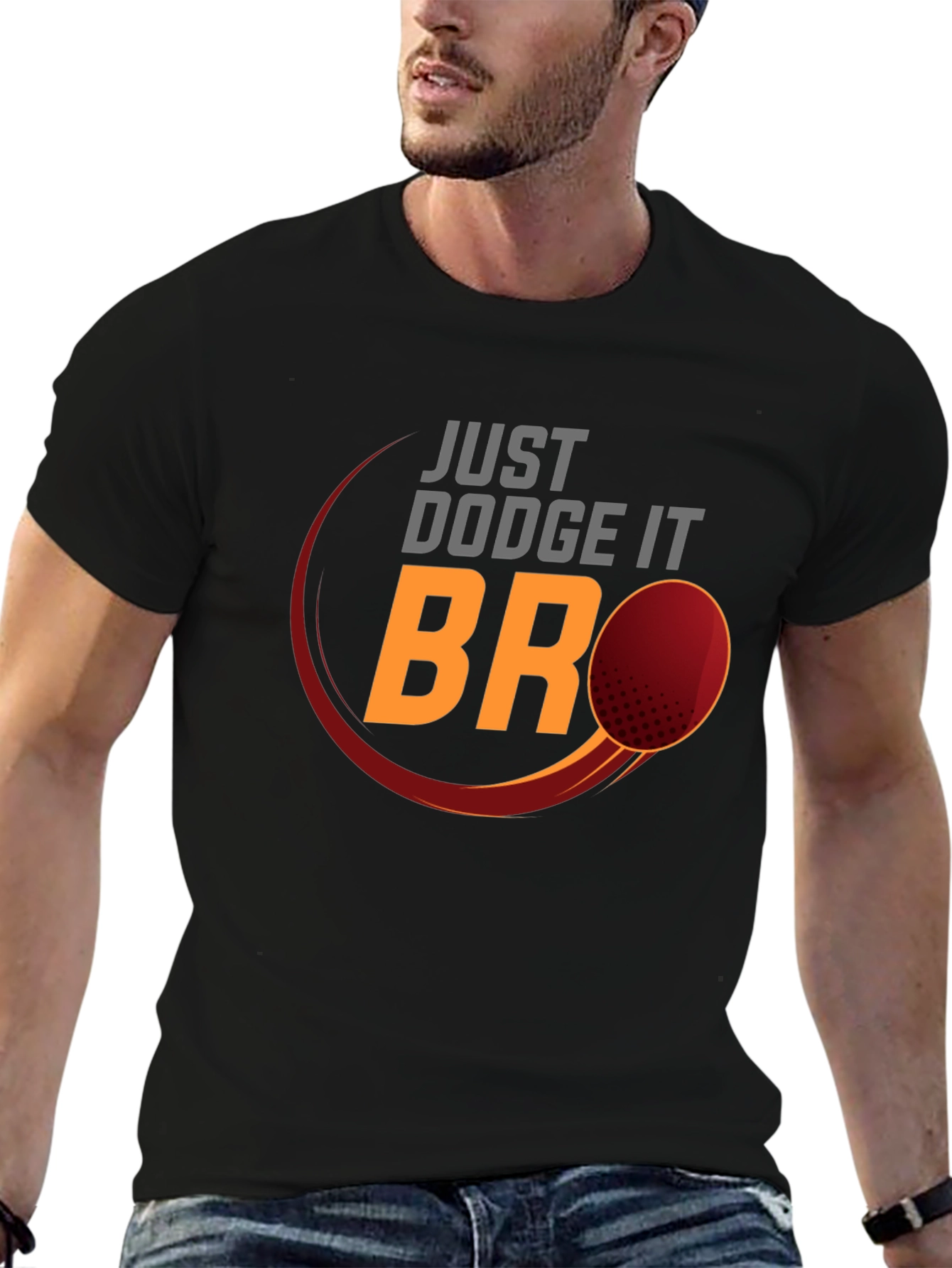 Just Dodge It Bro T-Shirt | Funny Dodgeball Tee