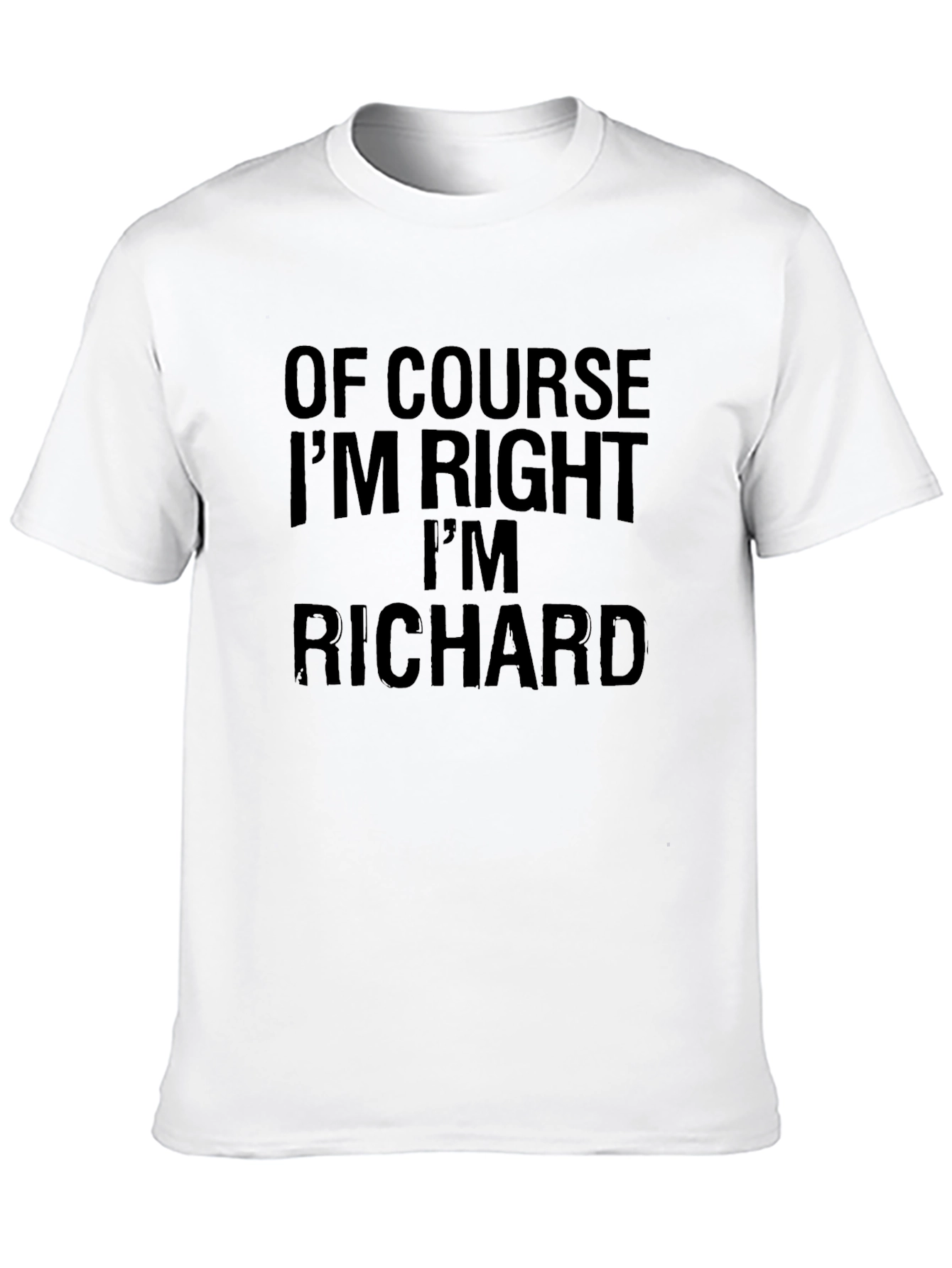 Of Course Im Right Im Richard - Funny T-Shirt