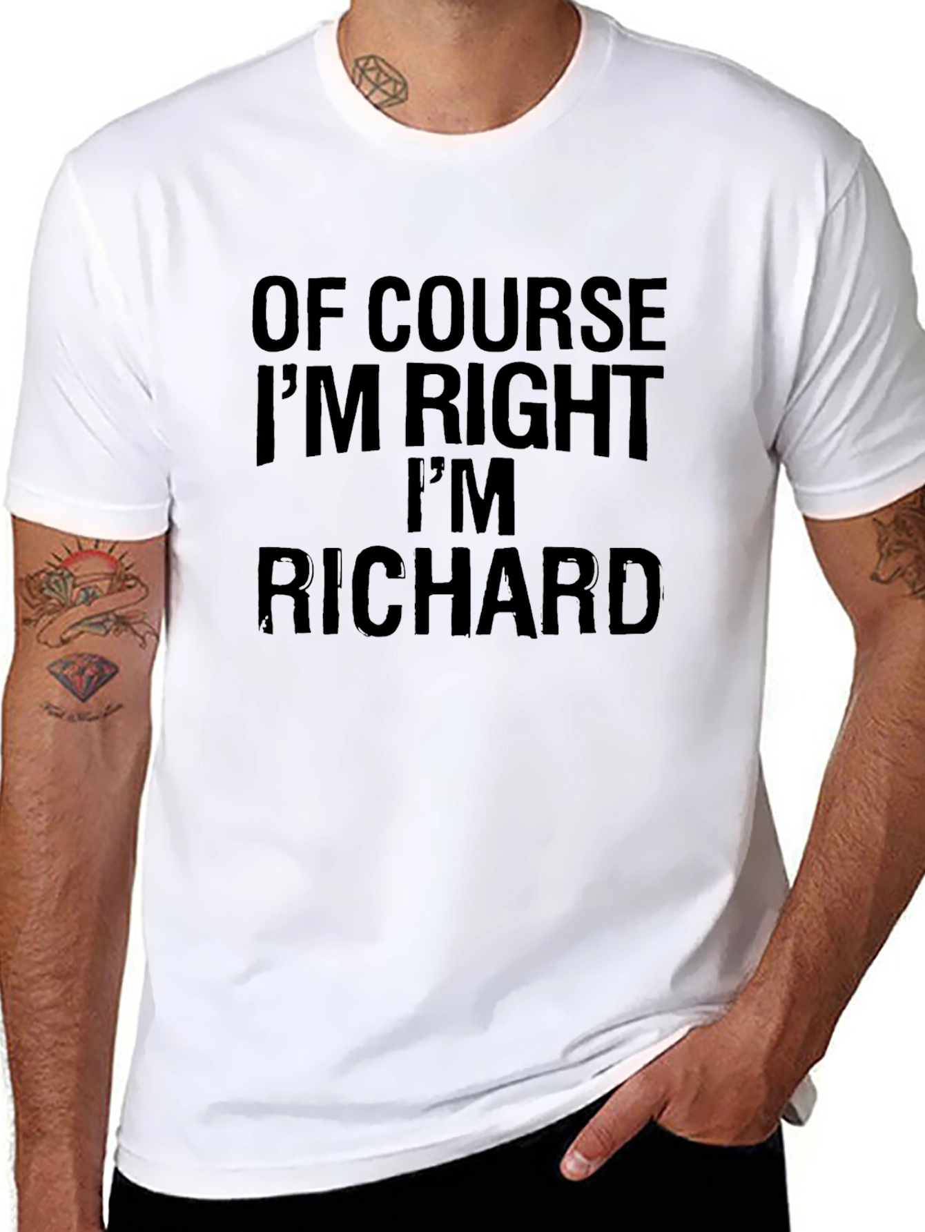 Of Course Im Right Im Richard - Funny T-Shirt