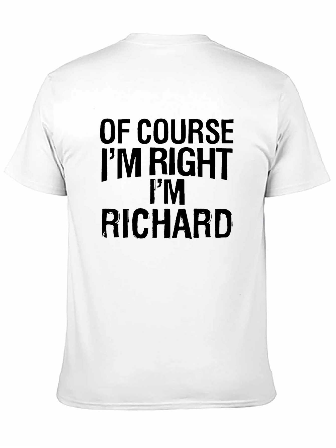 Of Course Im Right Im Richard - Funny T-Shirt