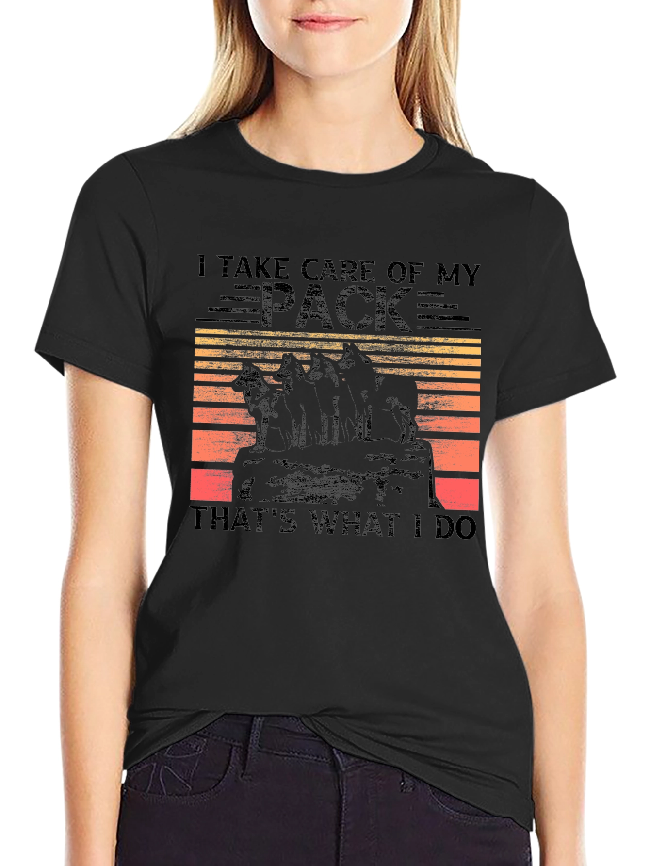 I Take Care of My Pack Graphic T-Shirt