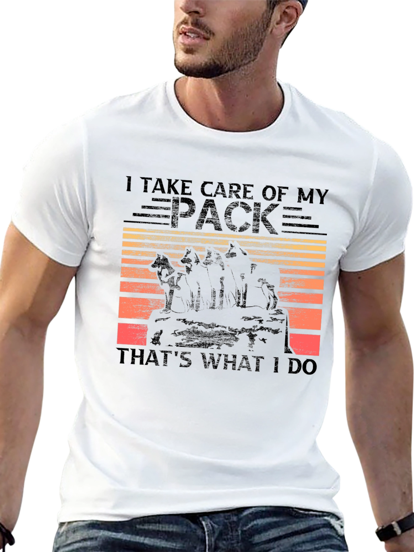 I Take Care of My Pack Graphic T-Shirt