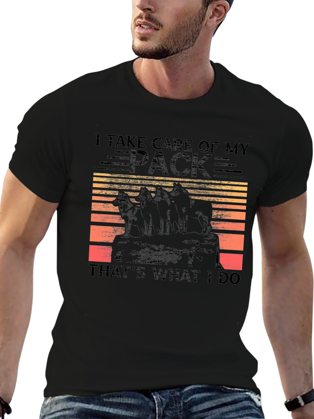 I Take Care of My Pack Graphic T-Shirt