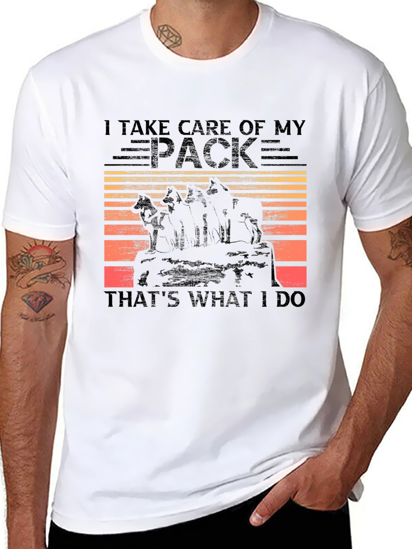 I Take Care of My Pack Graphic T-Shirt