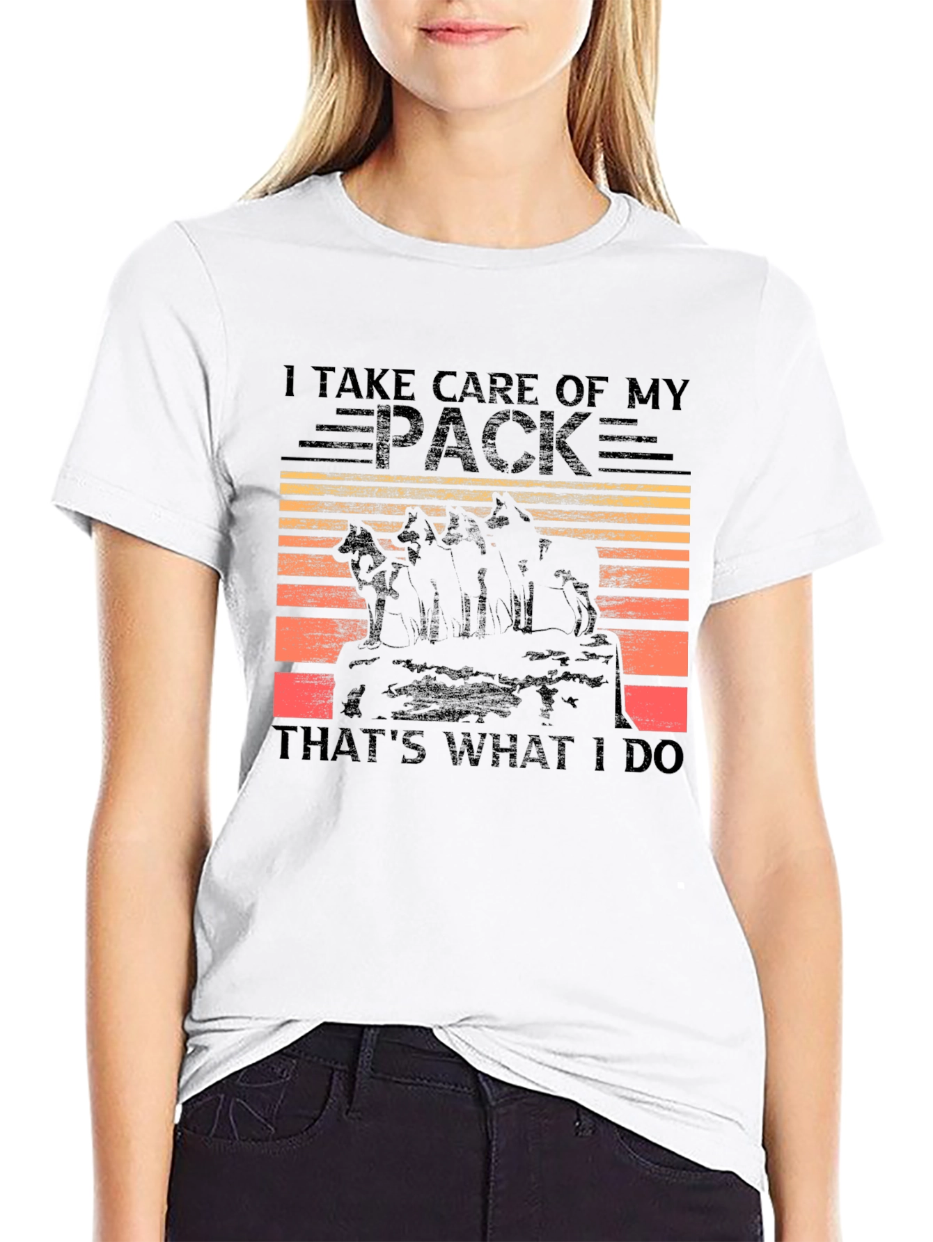 I Take Care of My Pack Graphic T-Shirt