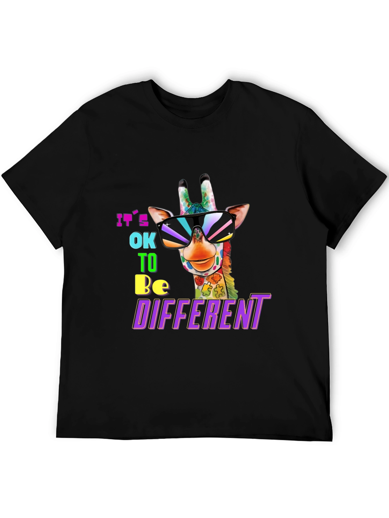 Autism Awareness Giraffe T-Shirt