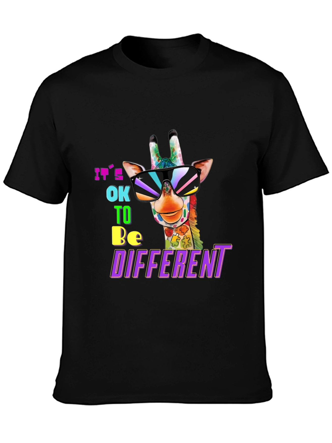 Autism Awareness Giraffe T-Shirt