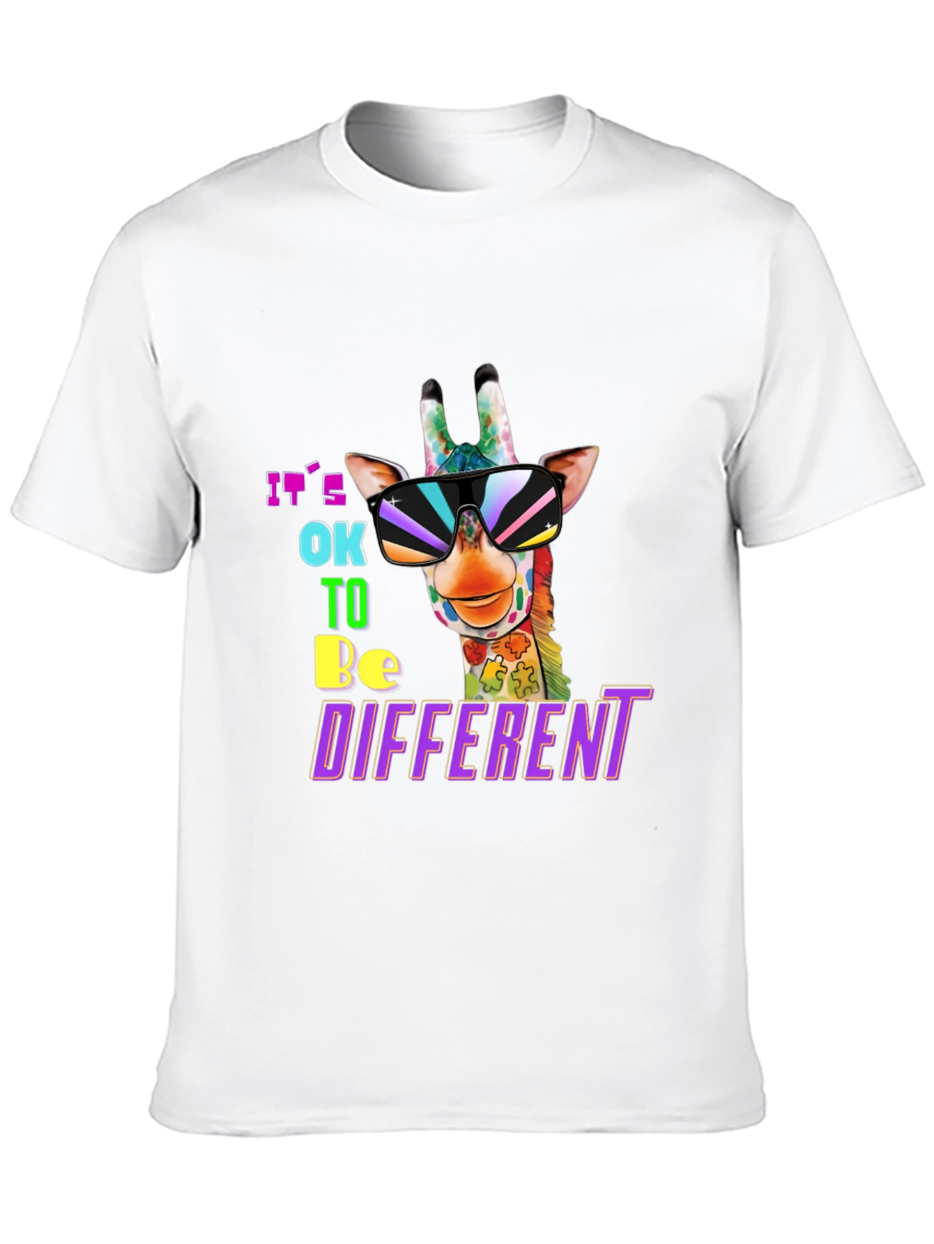 Autism Awareness Giraffe T-Shirt