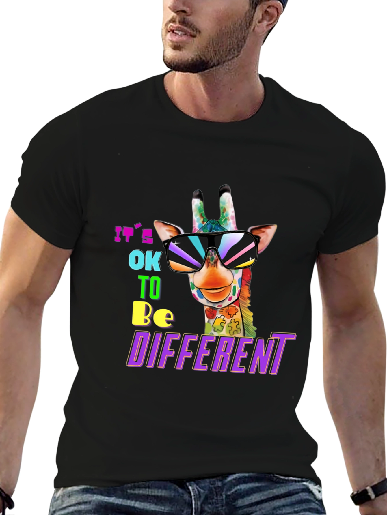 Autism Awareness Giraffe T-Shirt