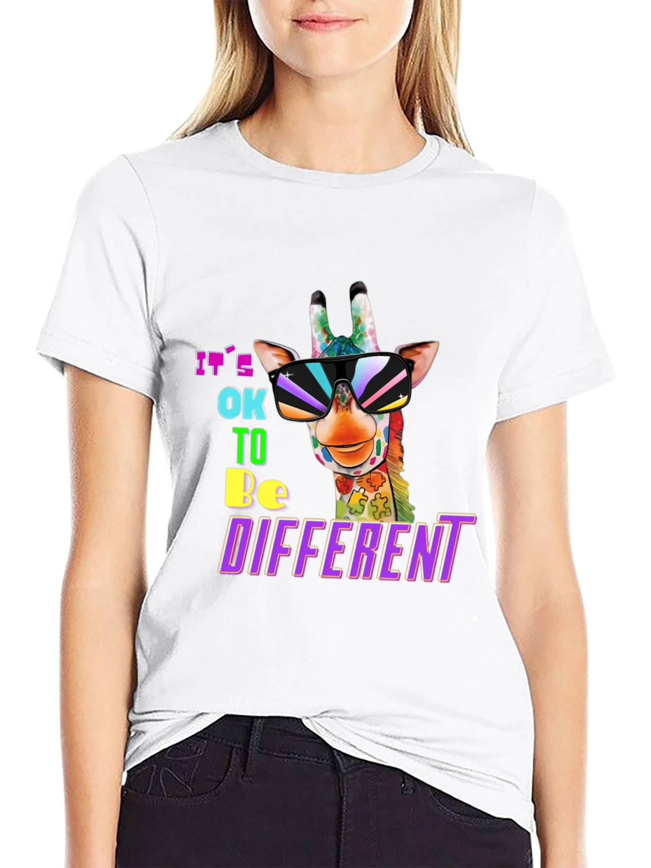 Autism Awareness Giraffe T-Shirt