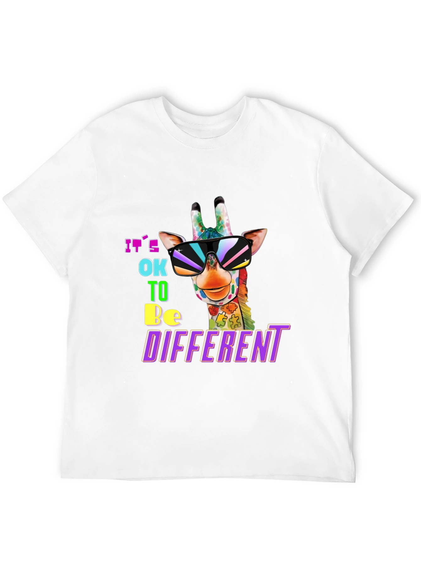Autism Awareness Giraffe T-Shirt