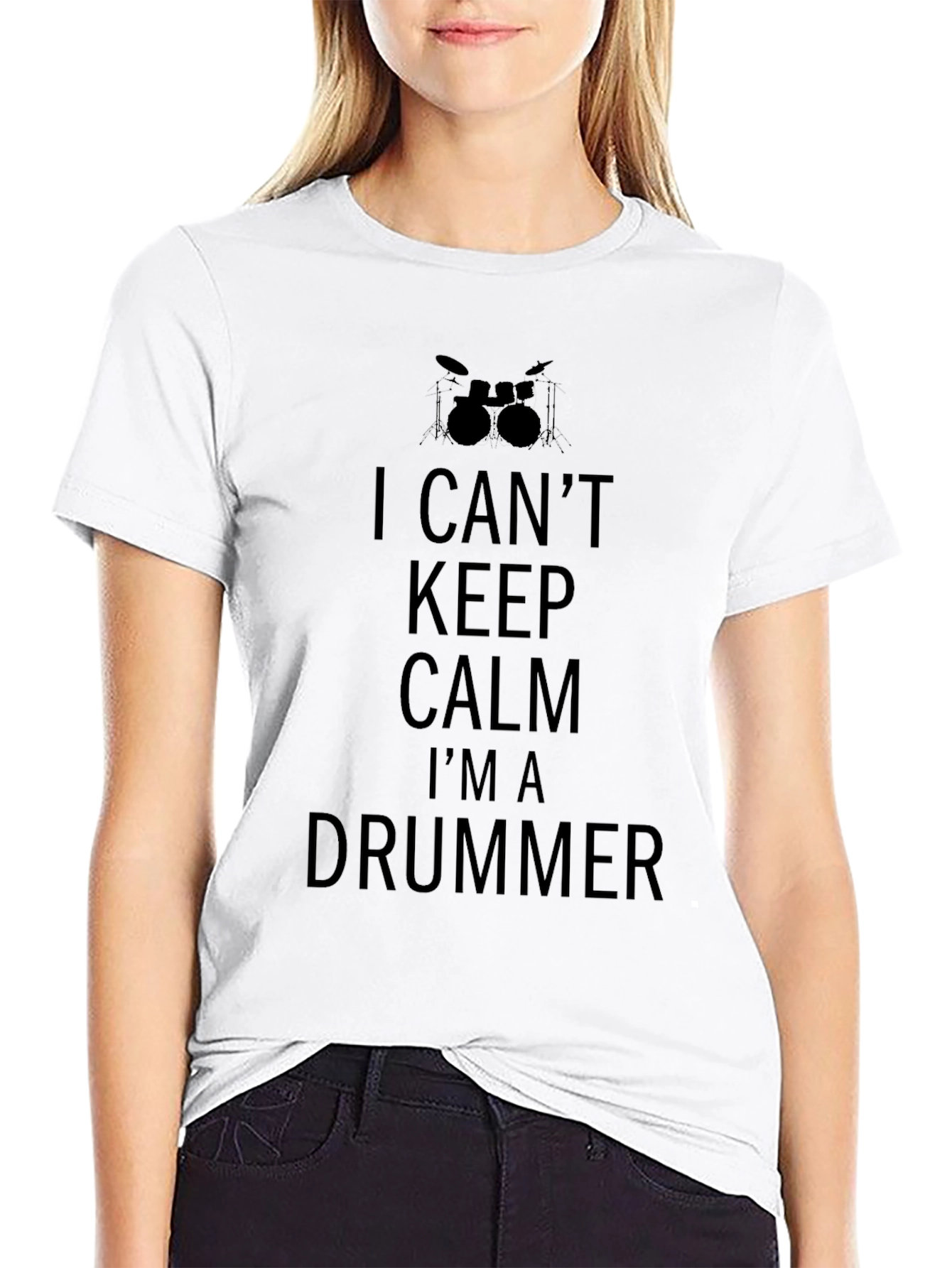 I Cant Keep Calm Im A Drummer Tee
