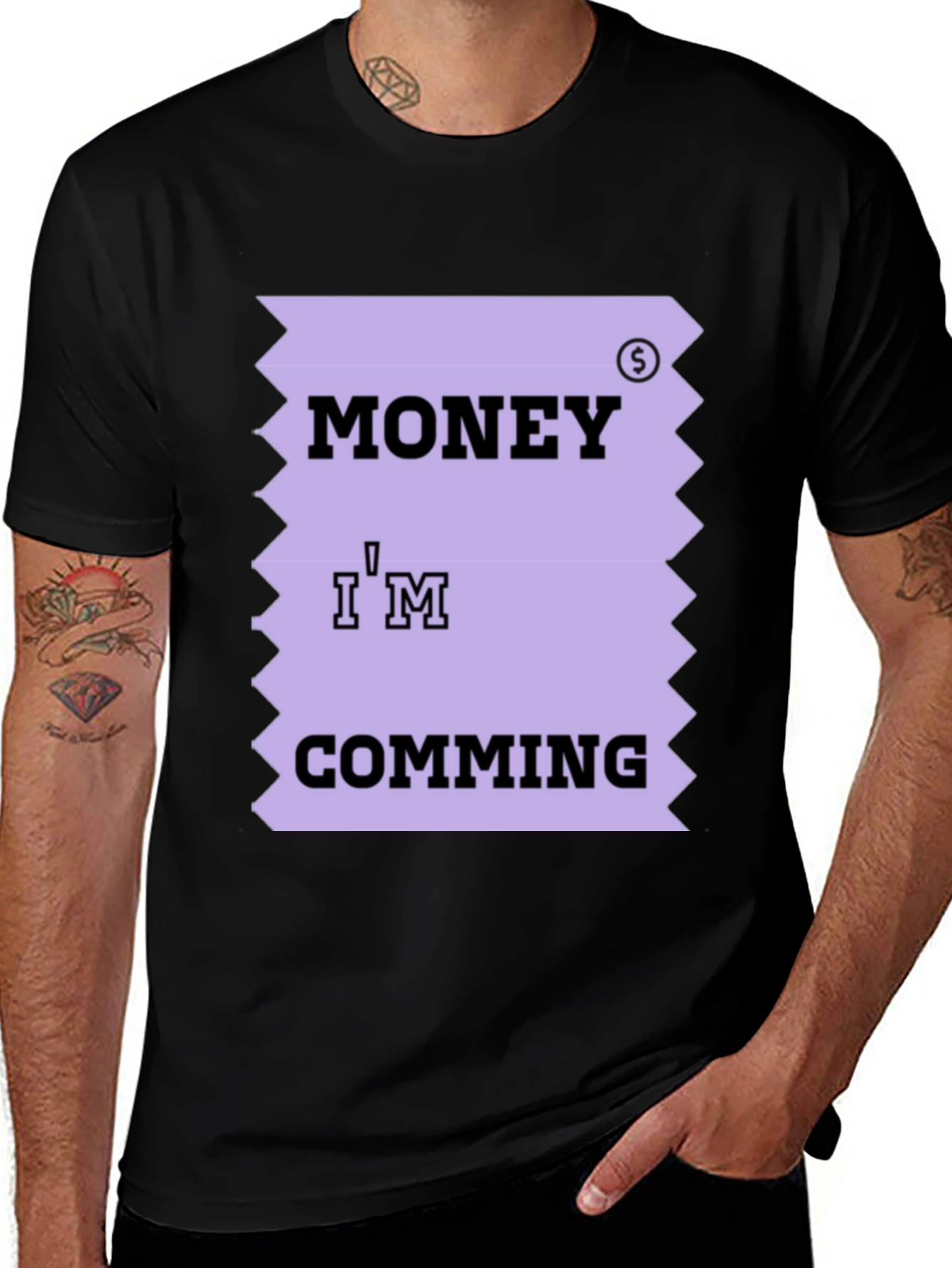 Money Im Coming T-Shirt Funny Printed Tee