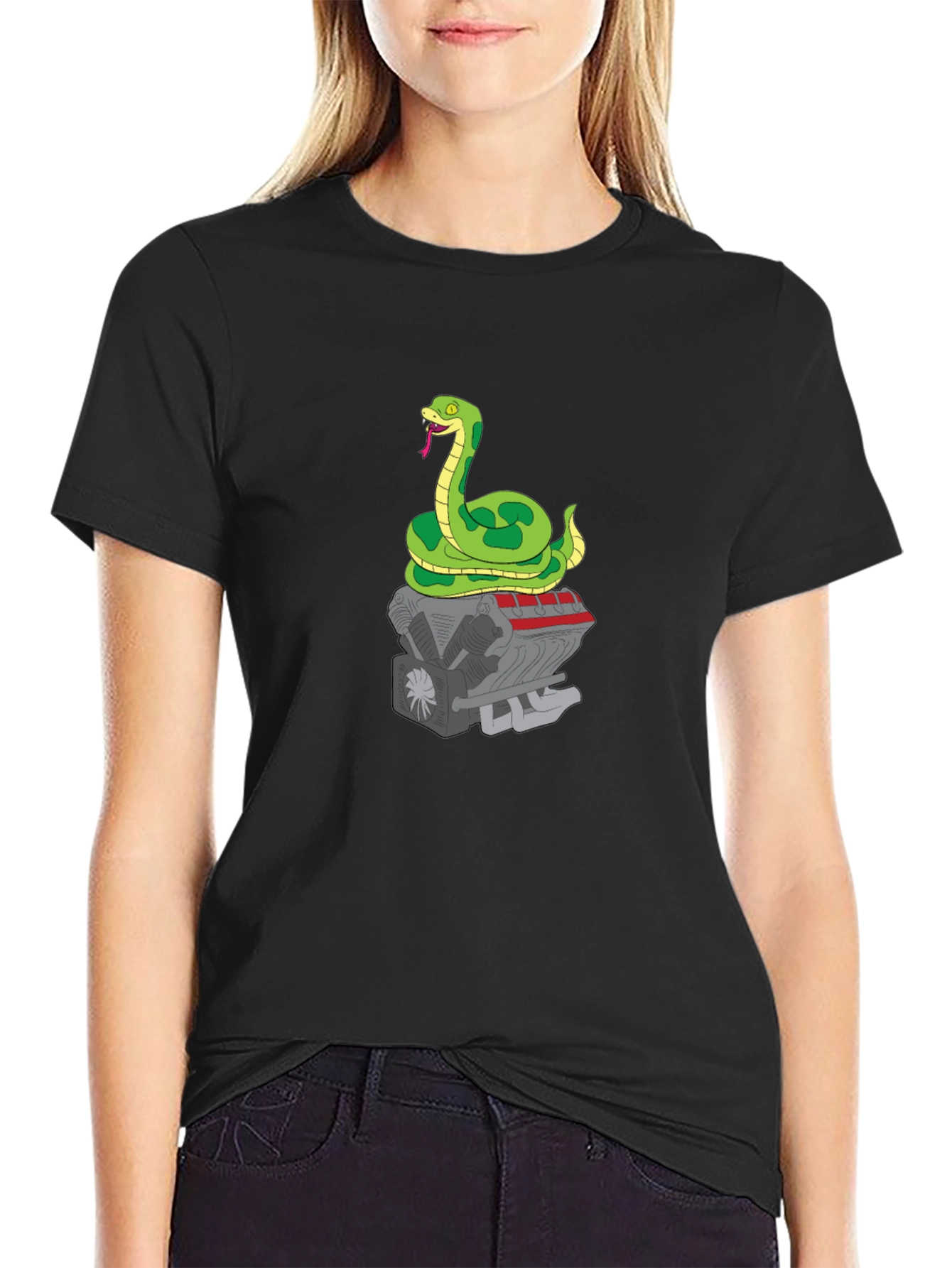 Snake Engine Graphic Tee
