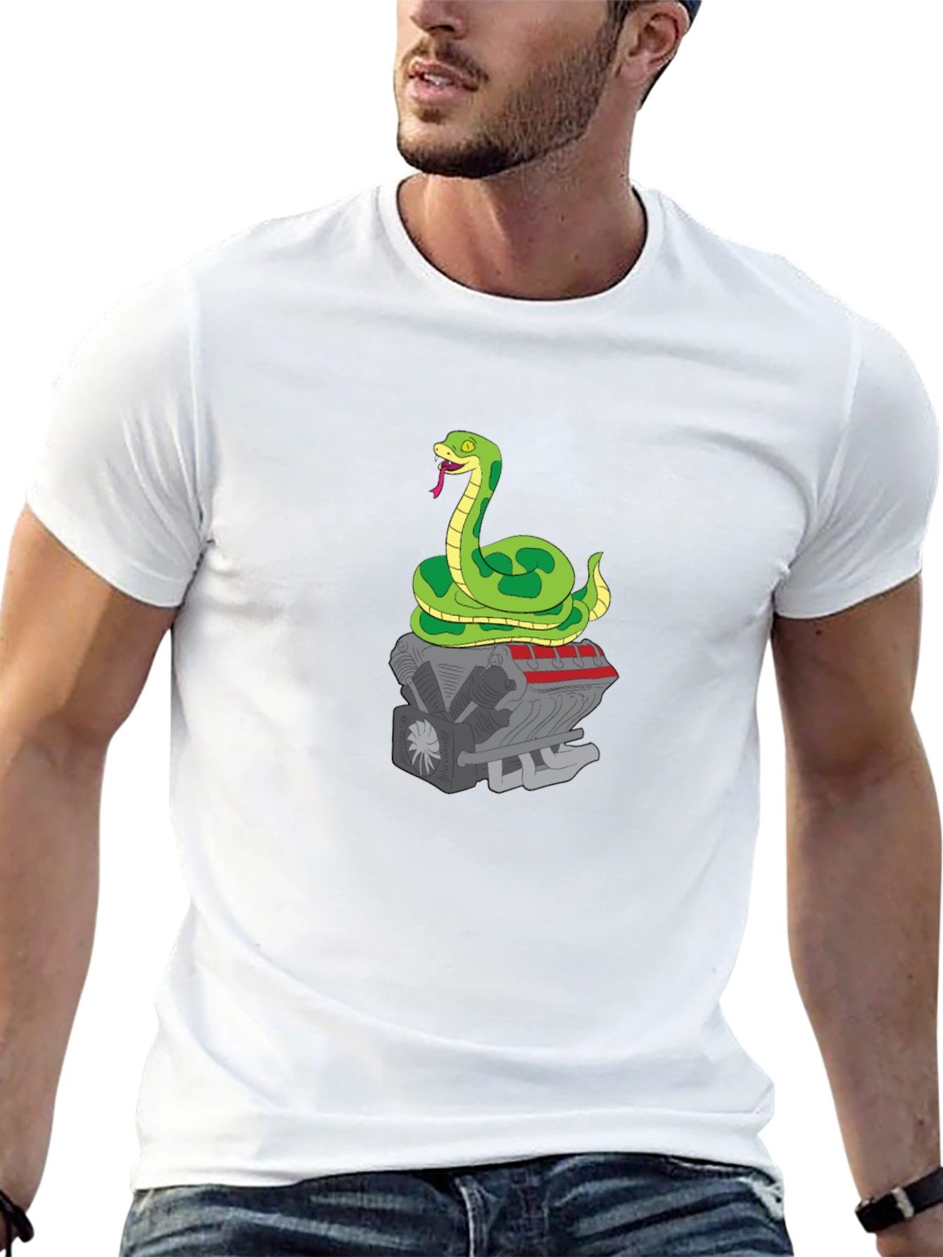 Snake Engine Graphic Tee