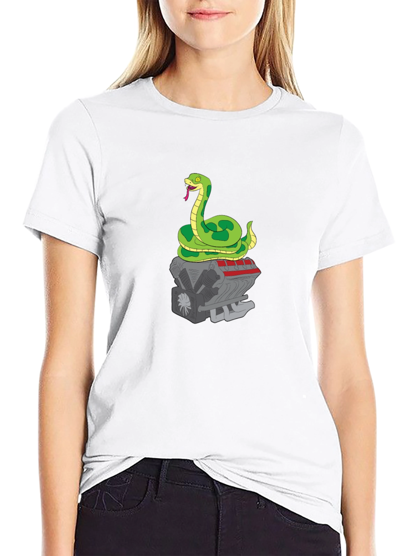 Snake Engine Graphic Tee