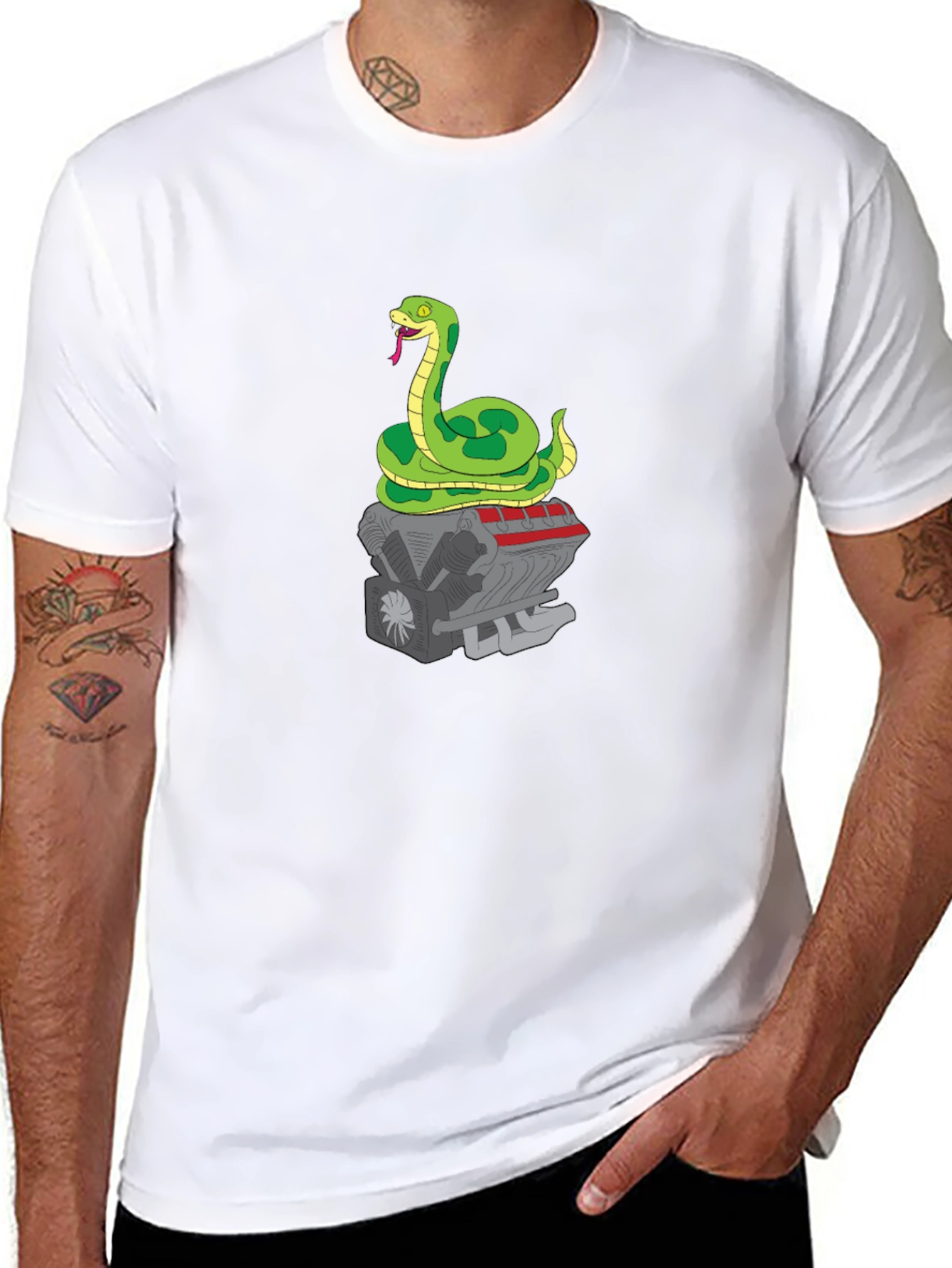 Snake Engine Graphic Tee