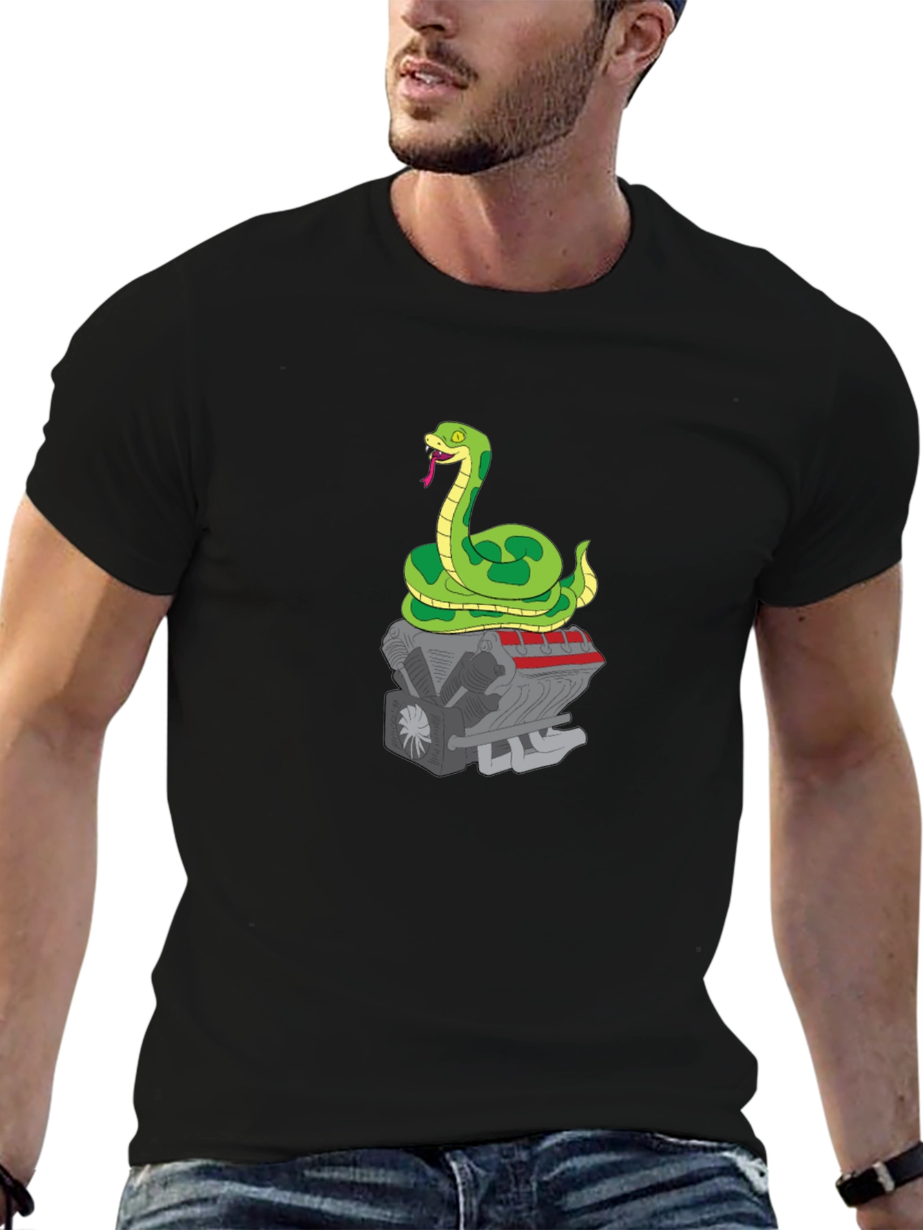 Snake Engine Graphic Tee