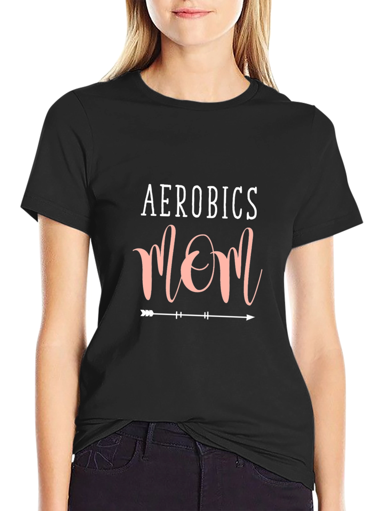 Aerobics Mom Graphic T-Shirt