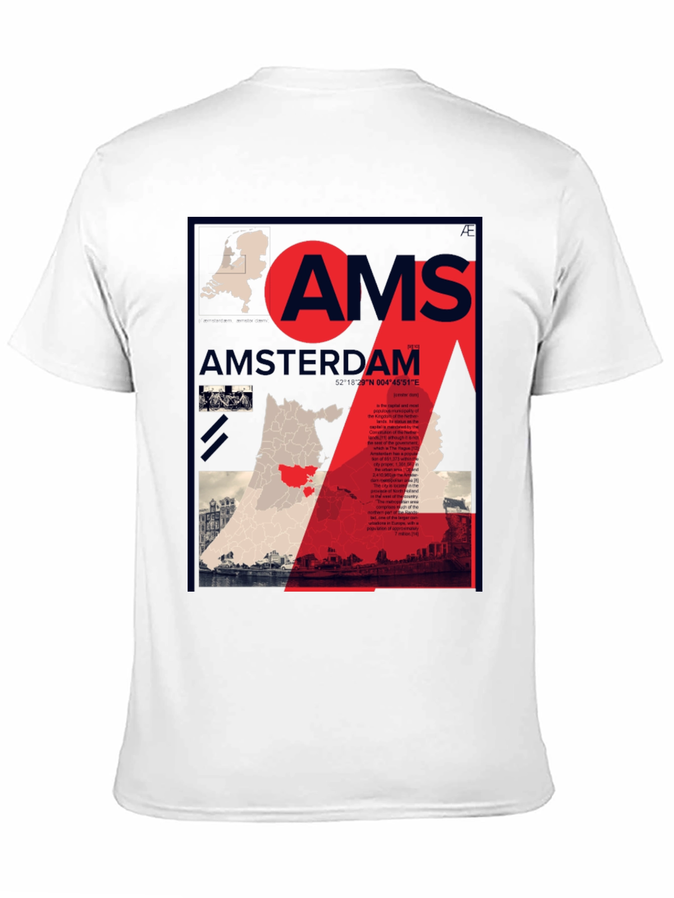 Amsterdam Graphic Print T-Shirt