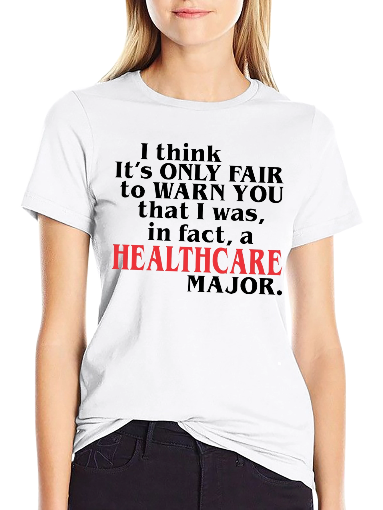 Healthcare Major Funny Novelty T-Shirt