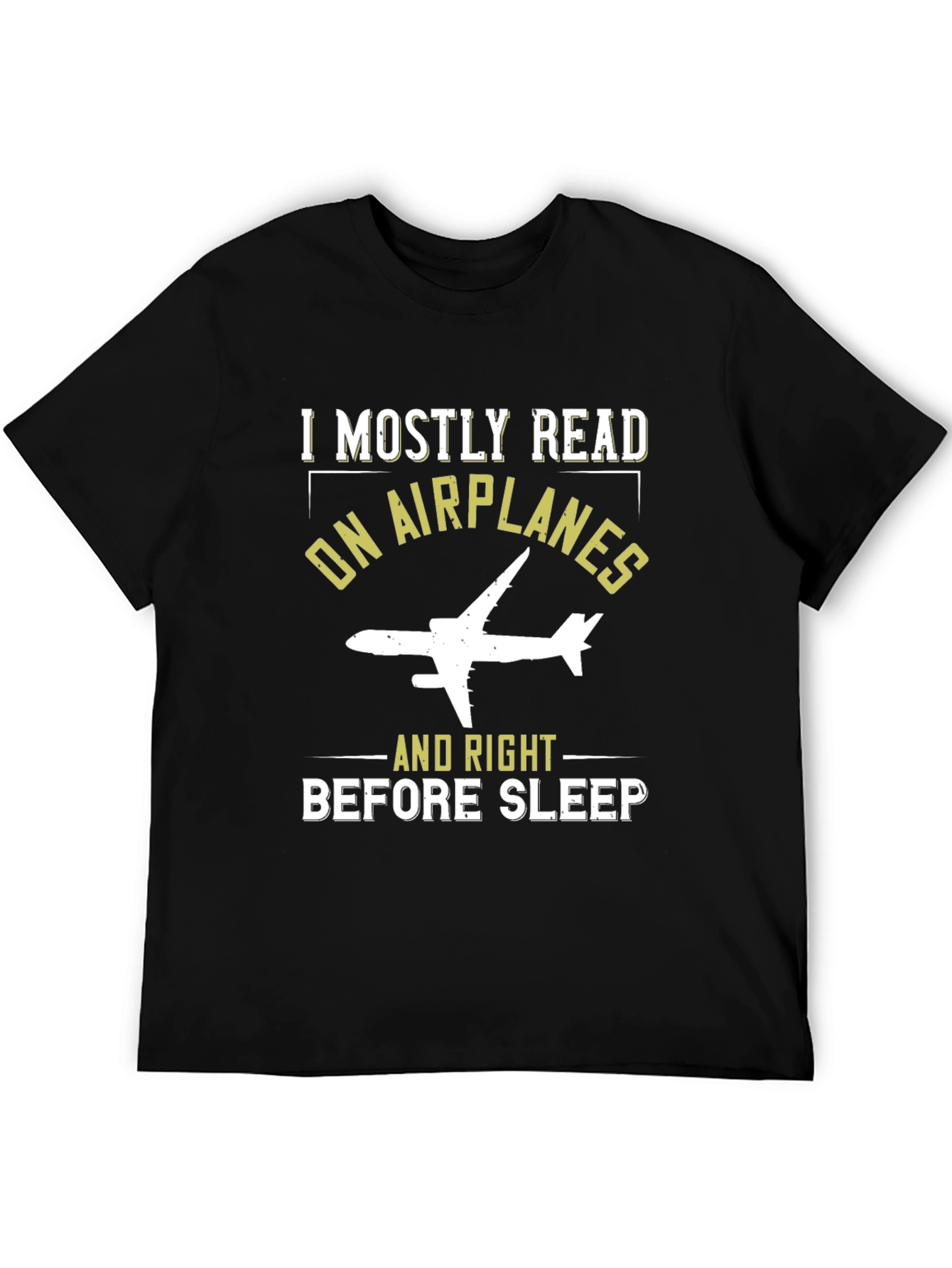 I Mostly Read On Airplanes Funny T-Shirt