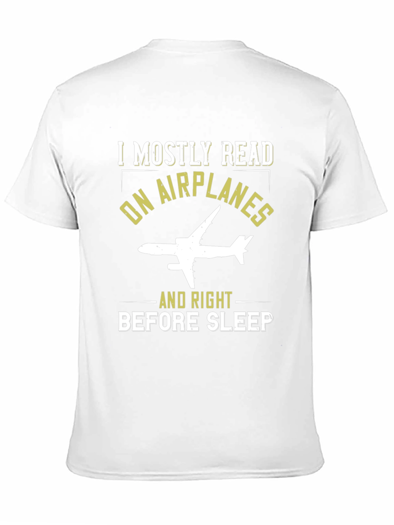 I Mostly Read On Airplanes Funny T-Shirt