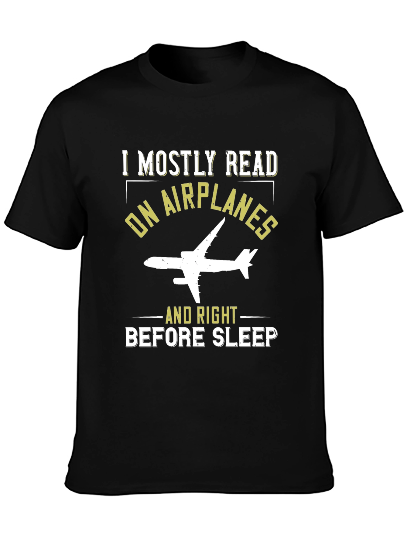 I Mostly Read On Airplanes Funny T-Shirt