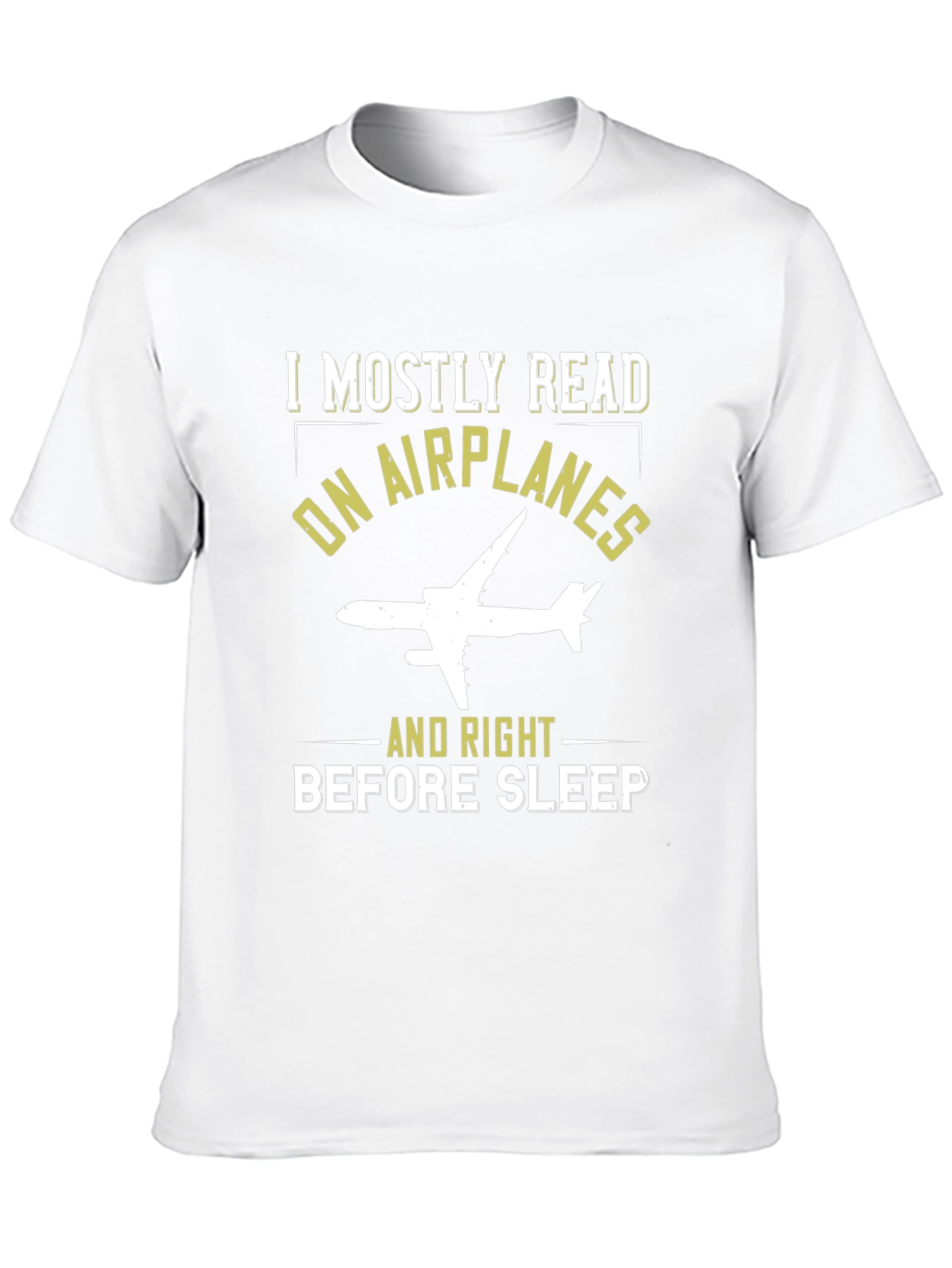I Mostly Read On Airplanes Funny T-Shirt