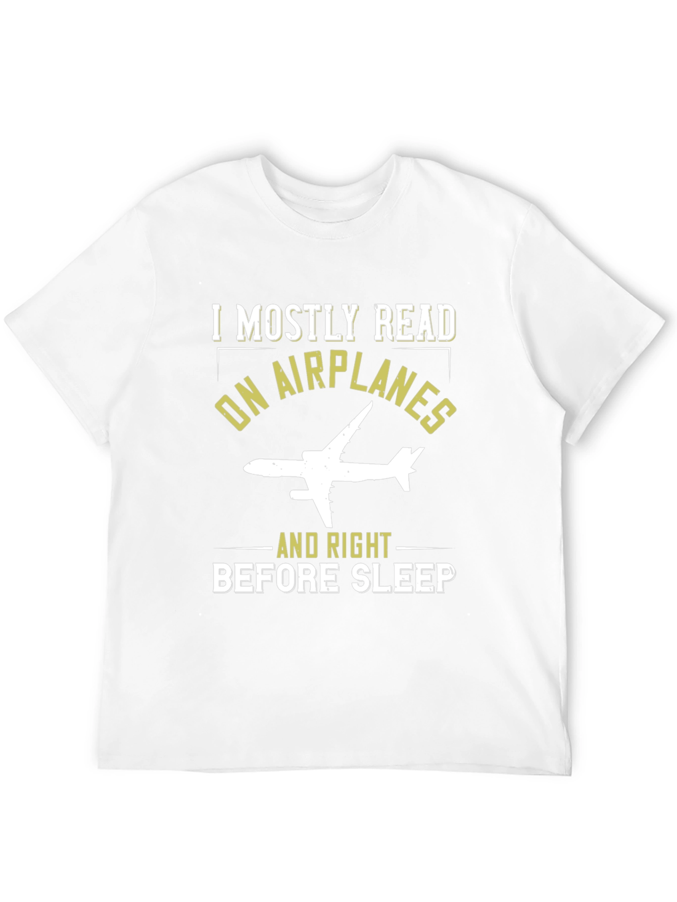 I Mostly Read On Airplanes Funny T-Shirt