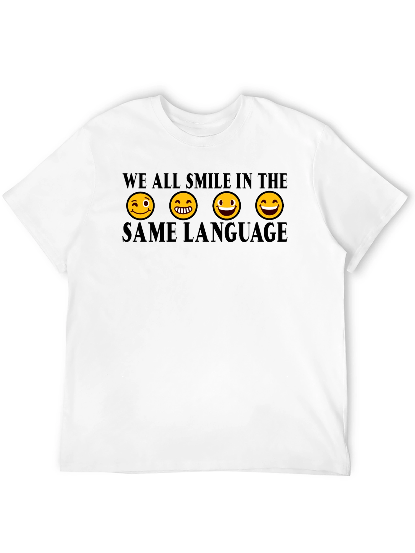 We All Smile Tee - Emoticon T-Shirt