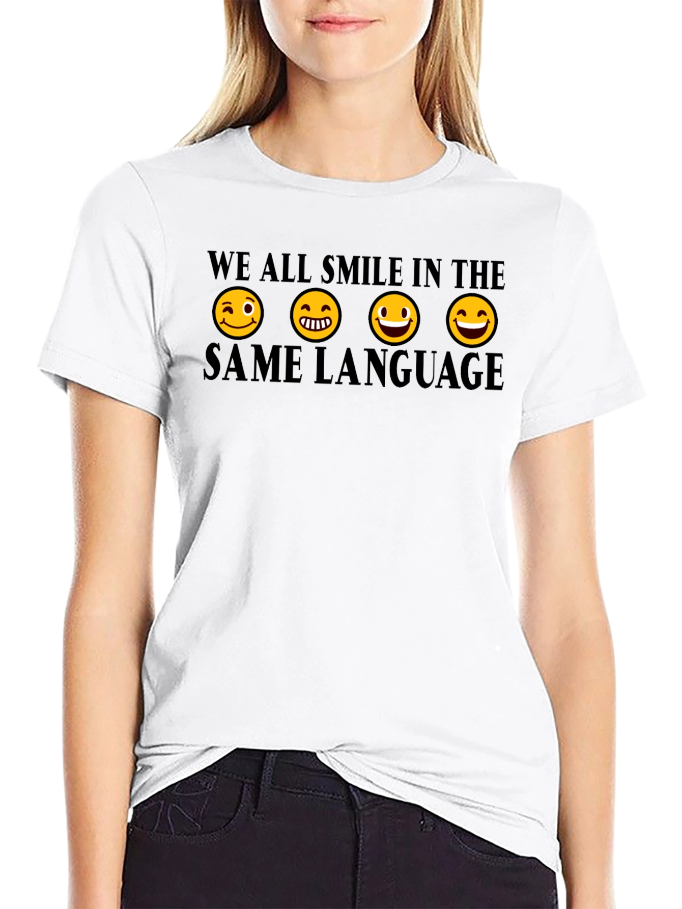 We All Smile Tee - Emoticon T-Shirt