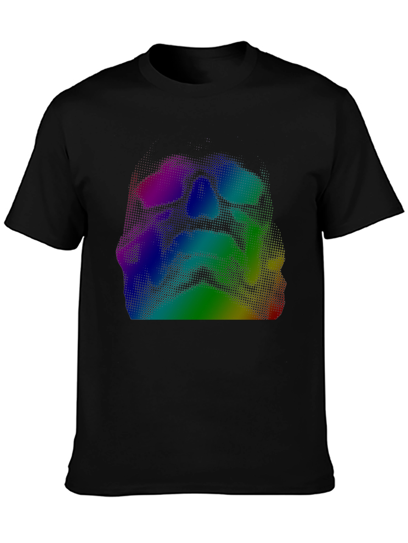 Rainbow Halftone Graphic Tee