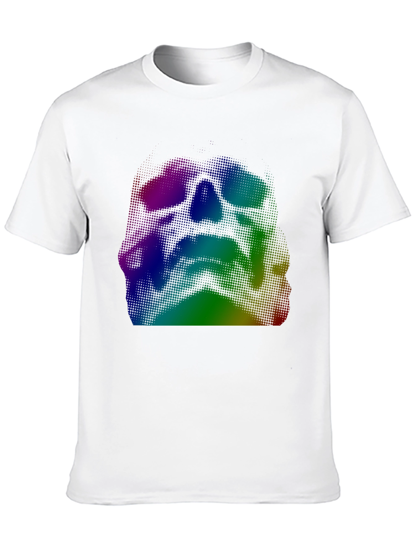 Rainbow Halftone Graphic Tee