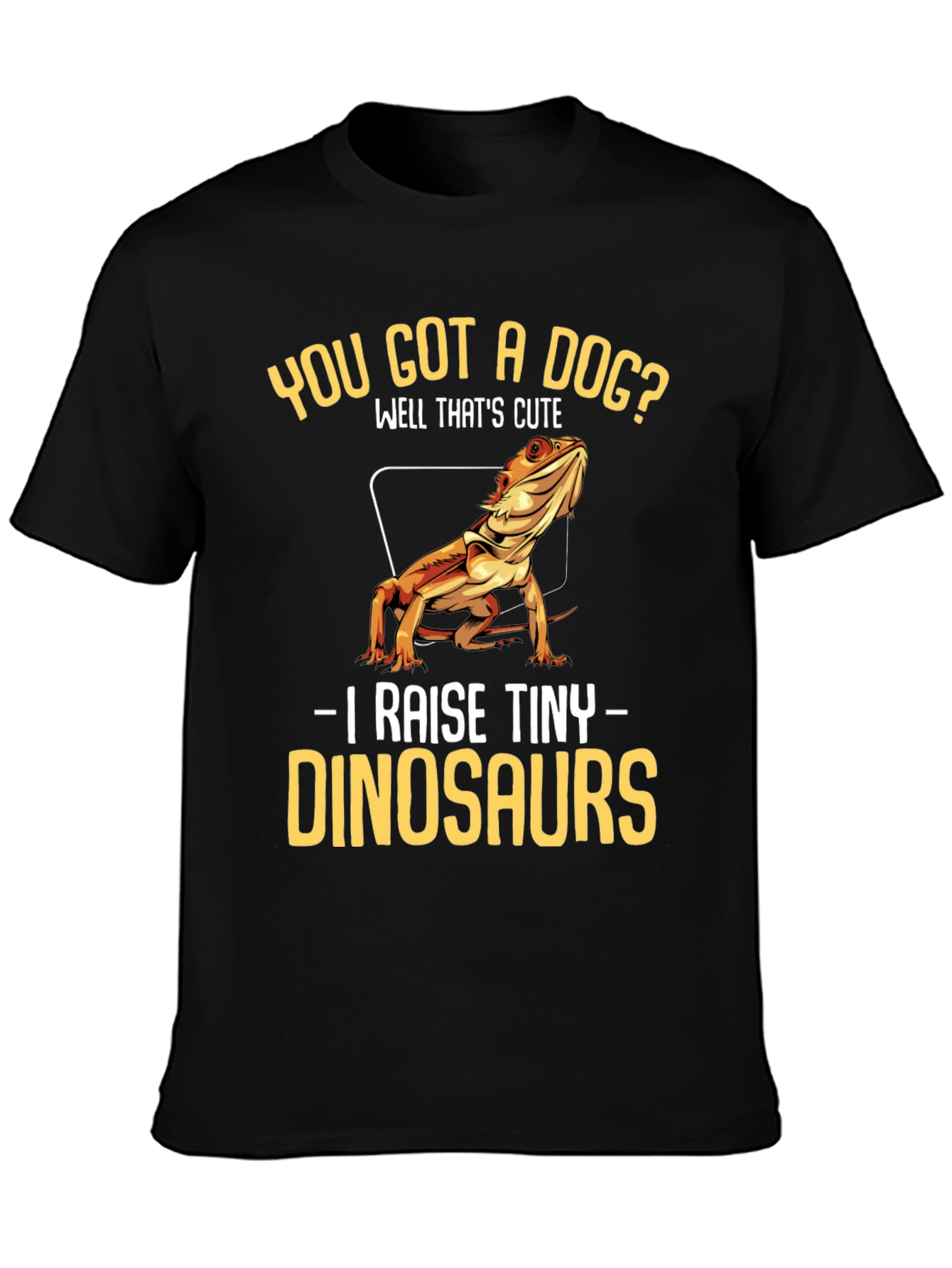 Funny Bearded Dragon T-Shirt - Tiny Dinosaurs