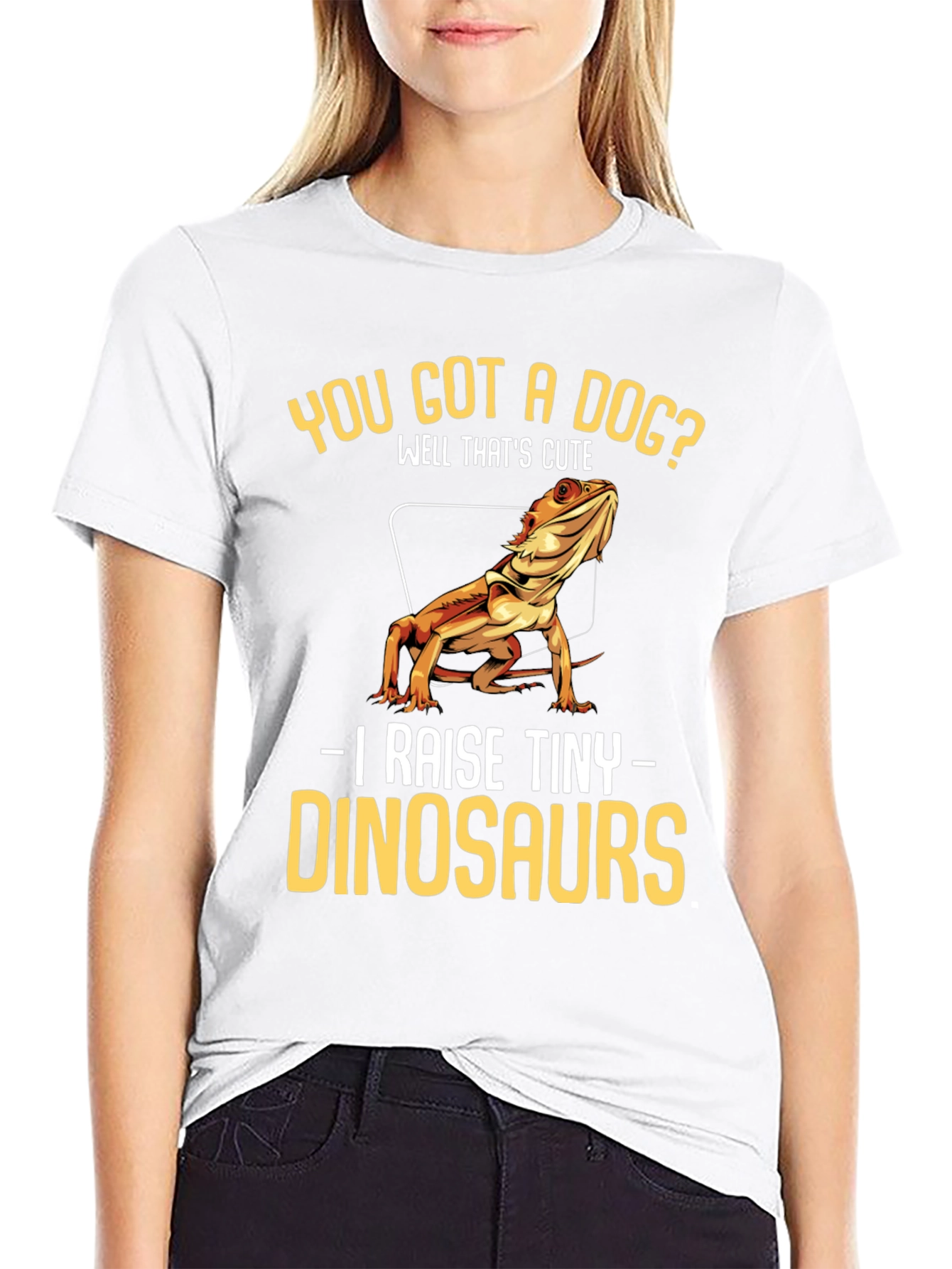 Funny Bearded Dragon T-Shirt - Tiny Dinosaurs