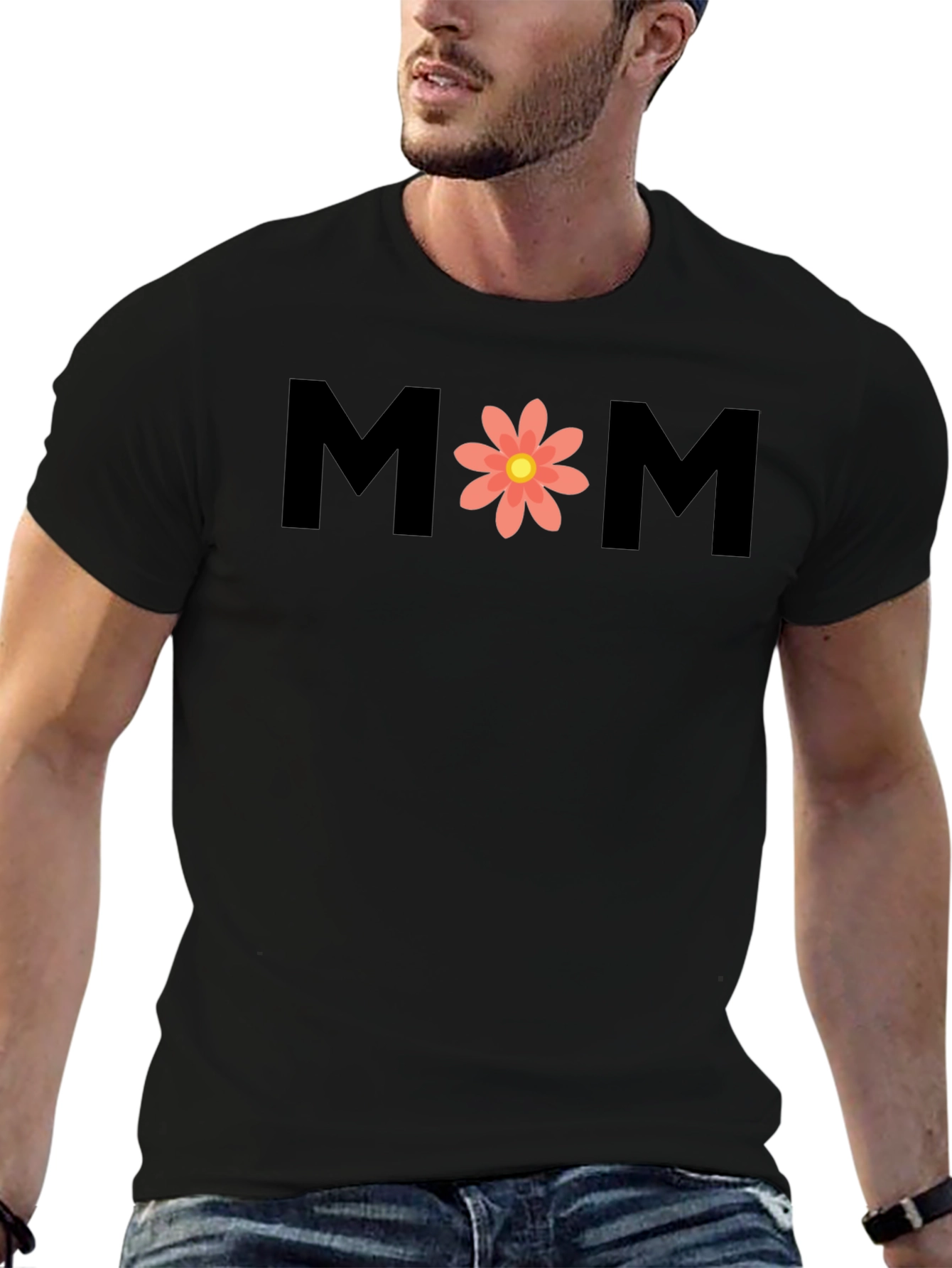 Mom Flower Graphic Tee - Perfect Mothers Day Gift