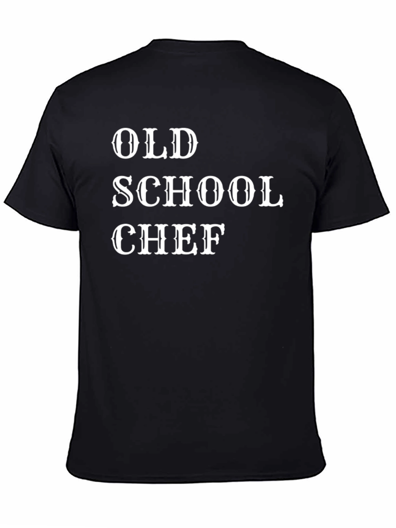 Old School Chef Graphic T-Shirt - Cool Culinary Apparel