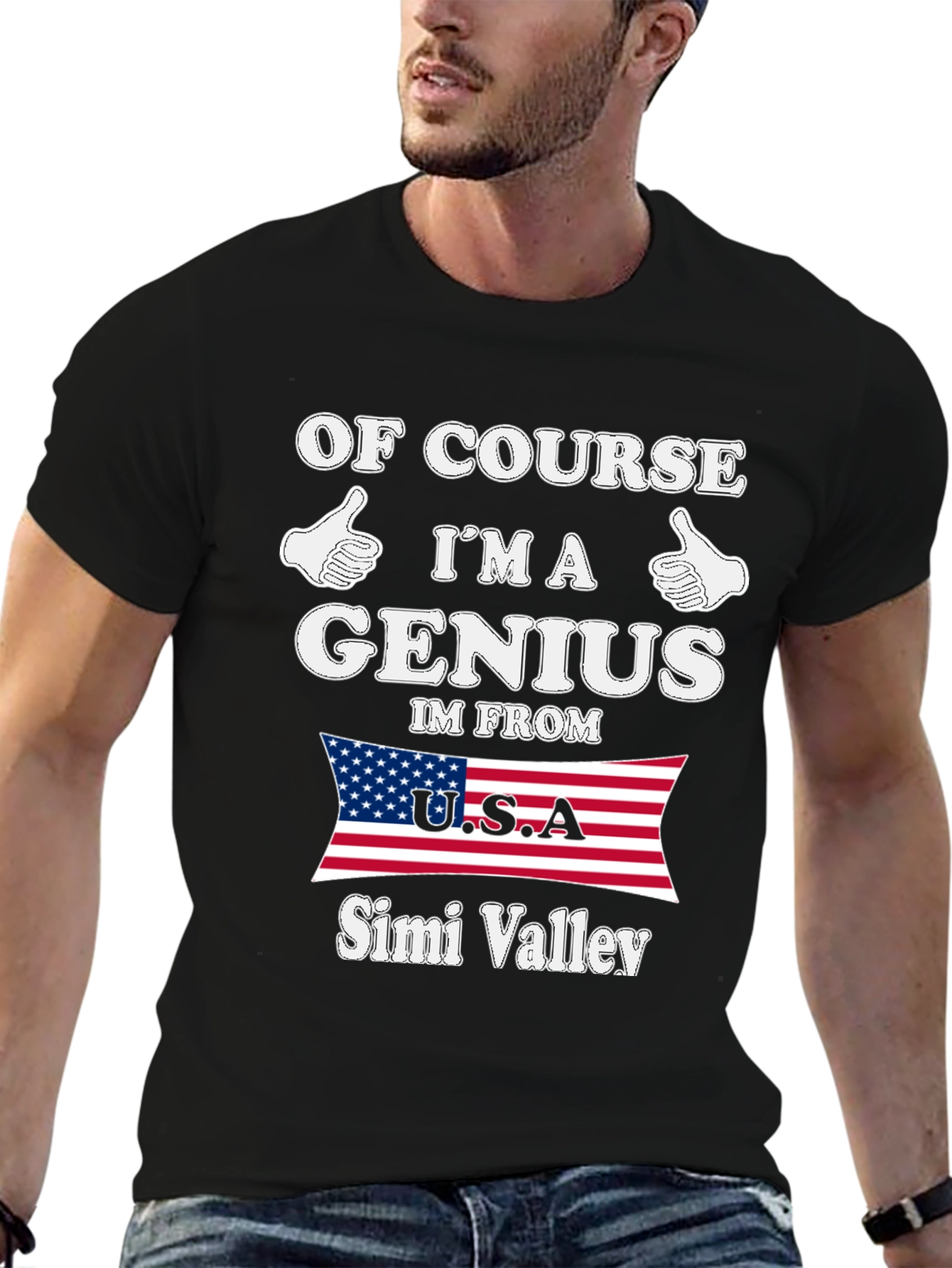Genius From Simi Valley USA T-Shirt