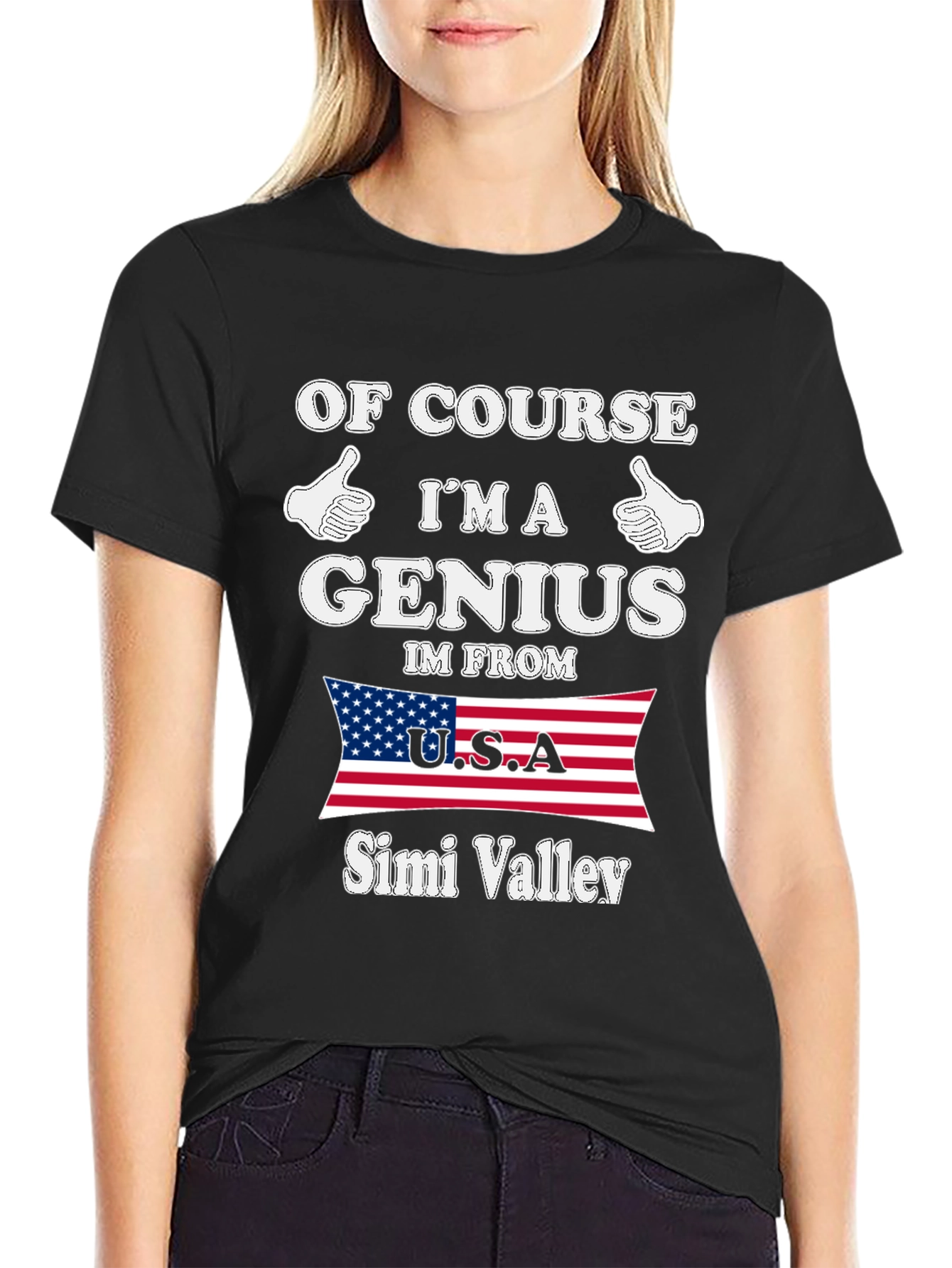 Genius From Simi Valley USA T-Shirt